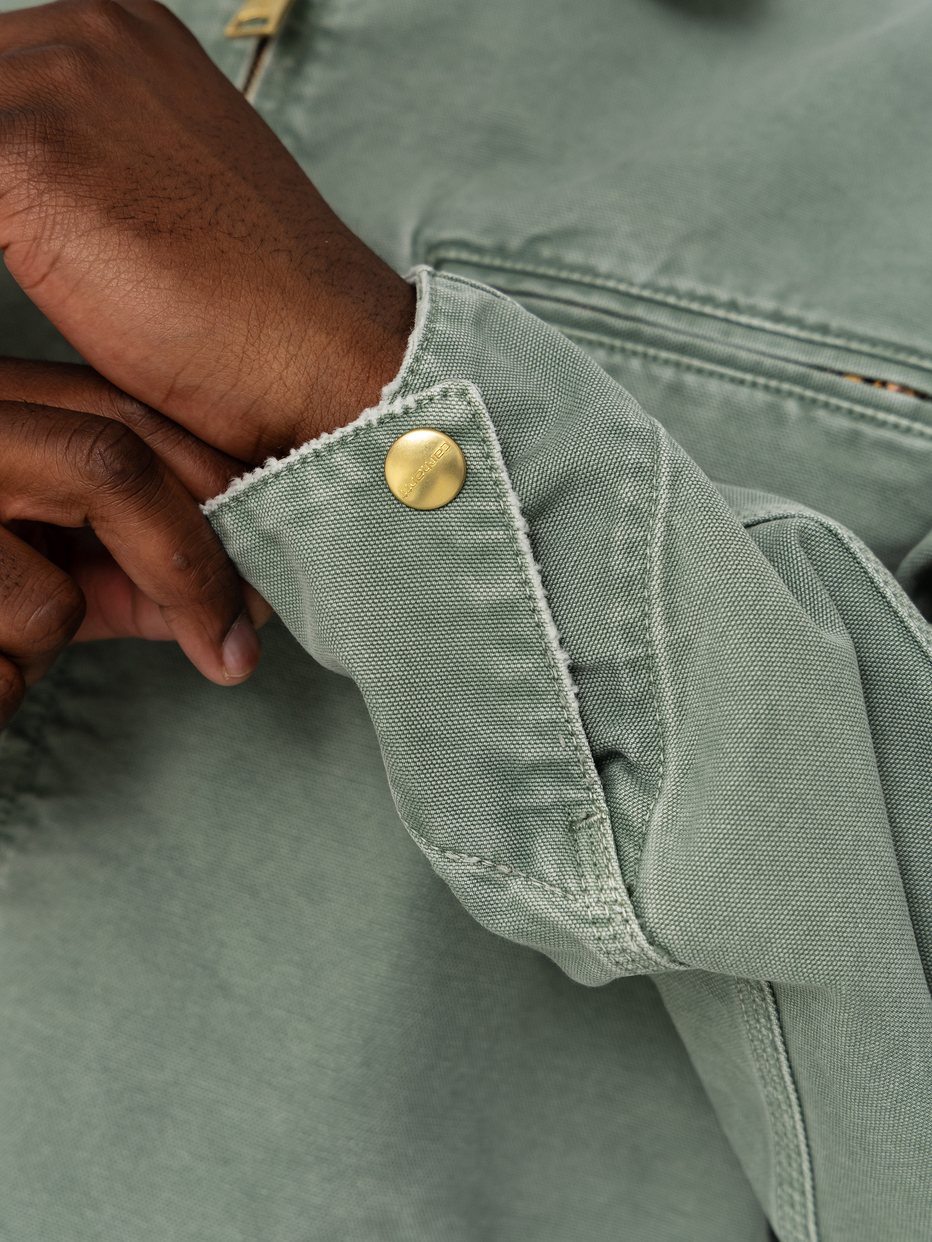 Geacă Carhartt WIP OG Detroit (shady green/shady green)