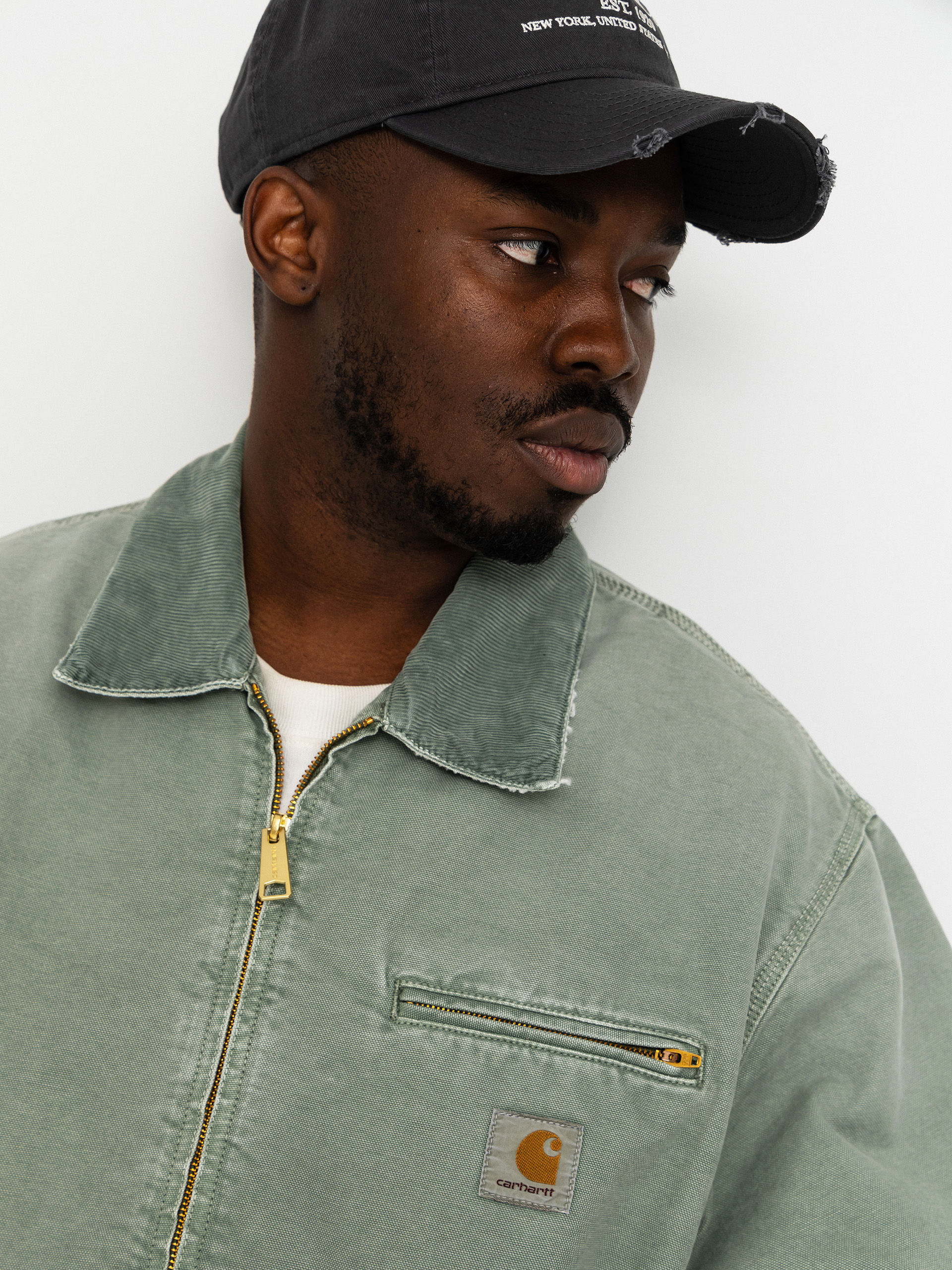 Geacă Carhartt WIP OG Detroit (shady green/shady green)