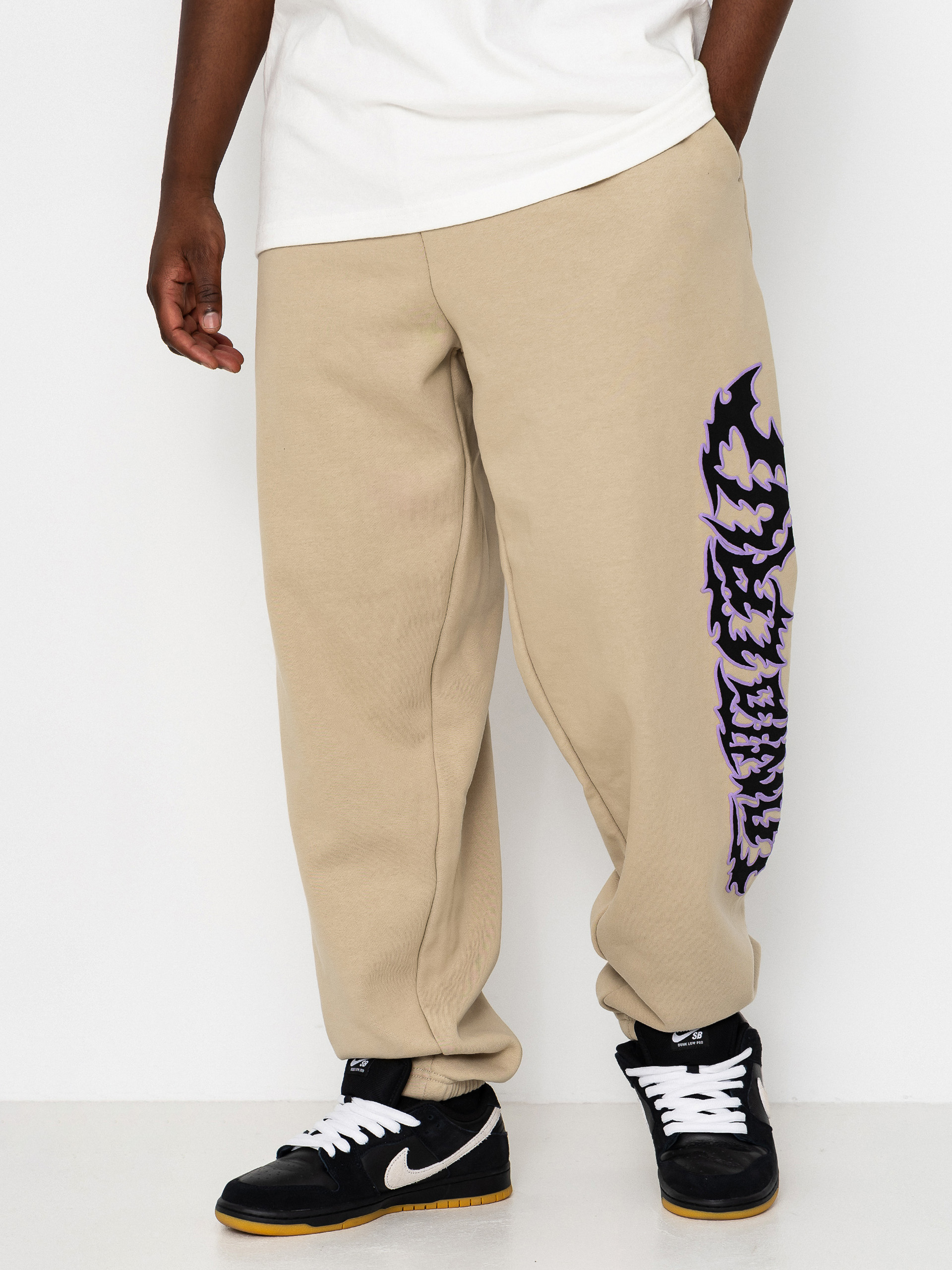 Pantaloni Santa Cruz Out Of Time Strip Jogger (stone grey)
