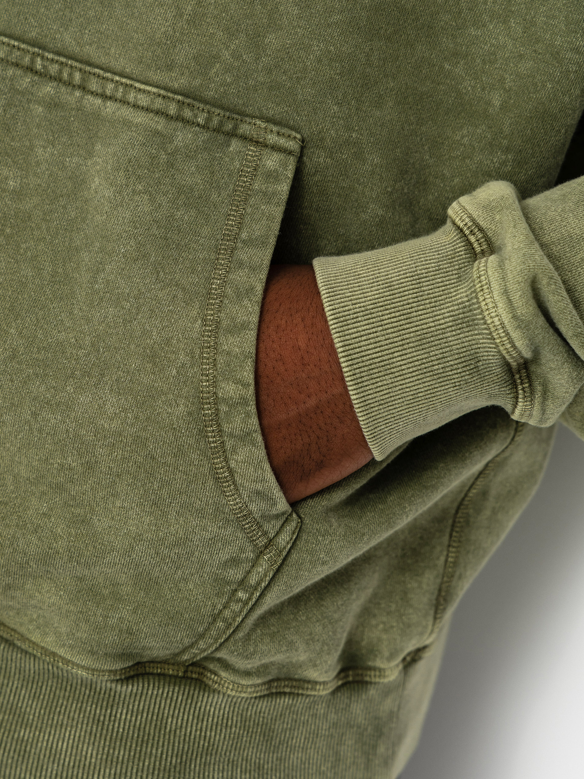 Hanorac cu glugă Polar Skate Acid Frank Soul HD (army green)