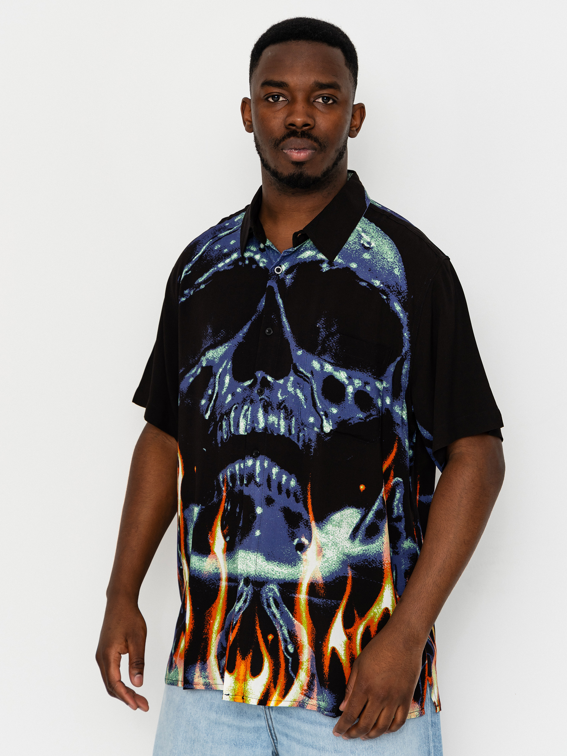 Cămașă Deathwish Boiling Point Rayon (black)