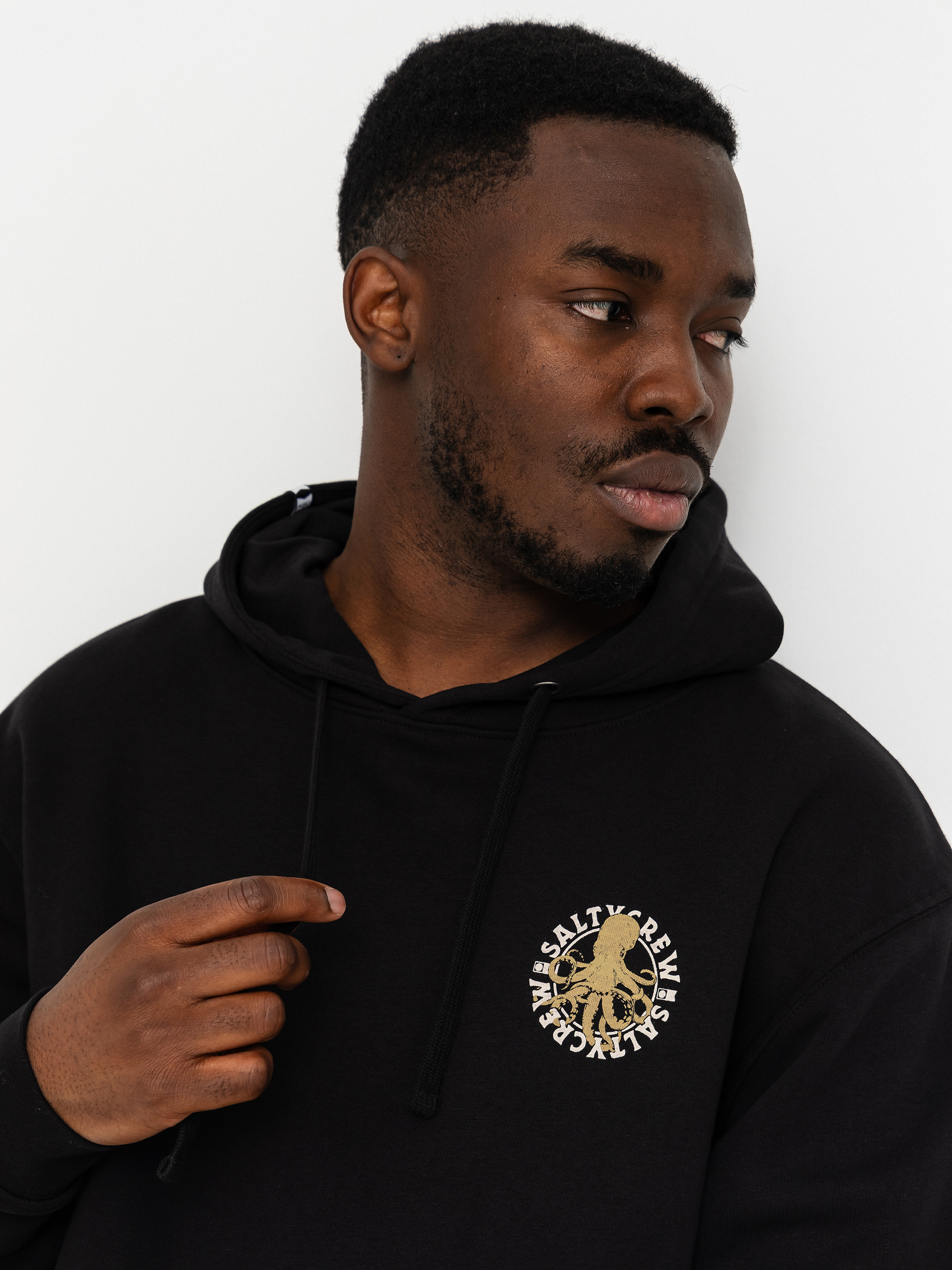 Hanorac cu glugă Salty Crew Tentacles HD (black)