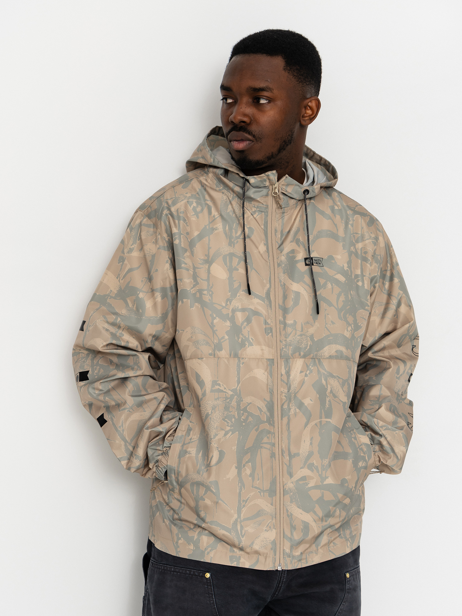 Geacă Salty Crew Surface Windbreaker (light camo)