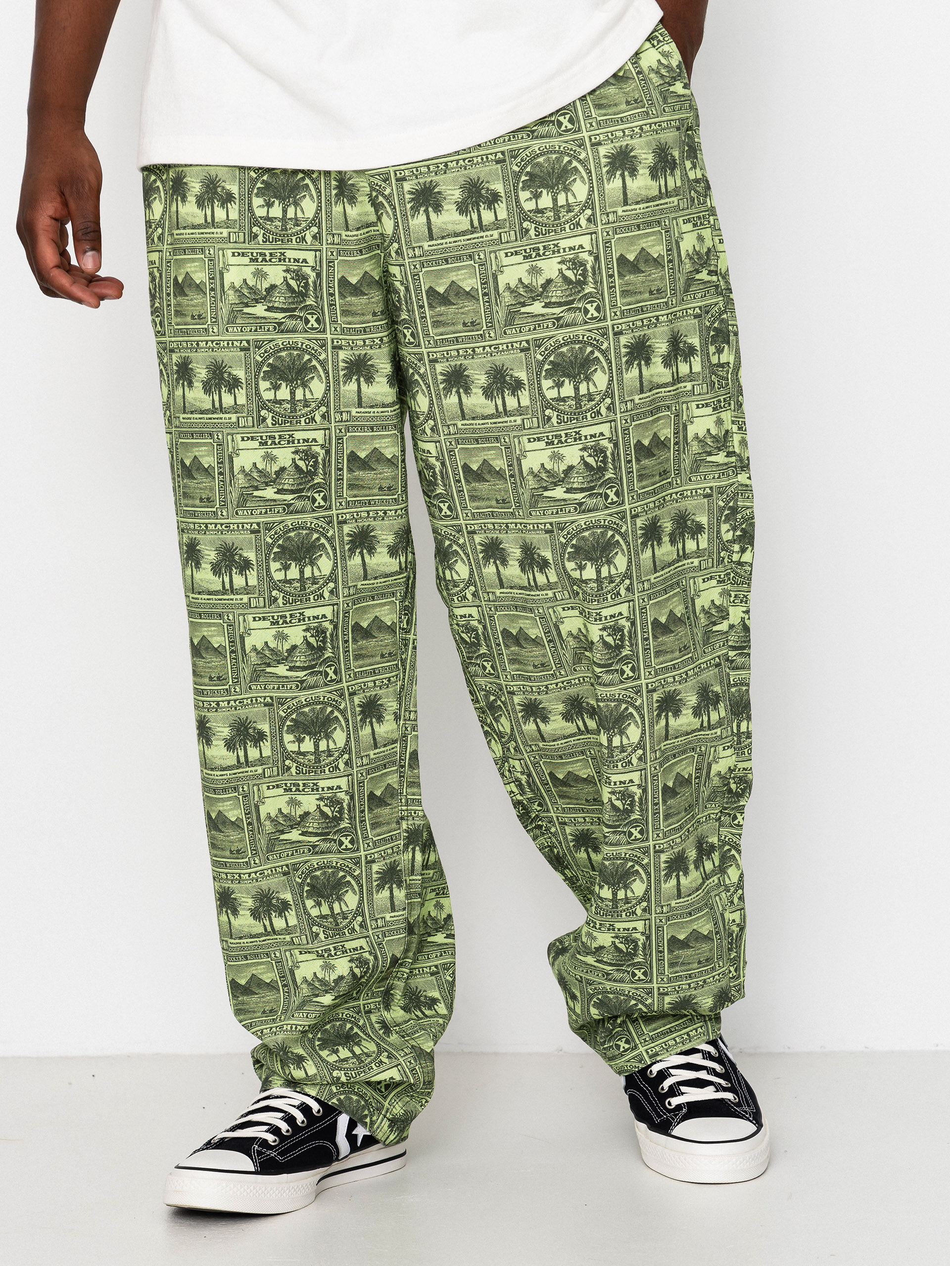 Pantaloni Deus Ex Machina Mail Man (green)