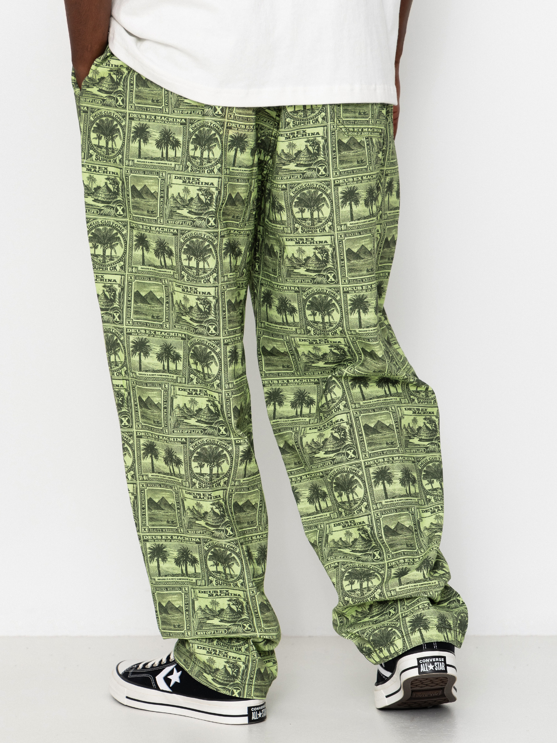 Pantaloni Deus Ex Machina Mail Man (green)