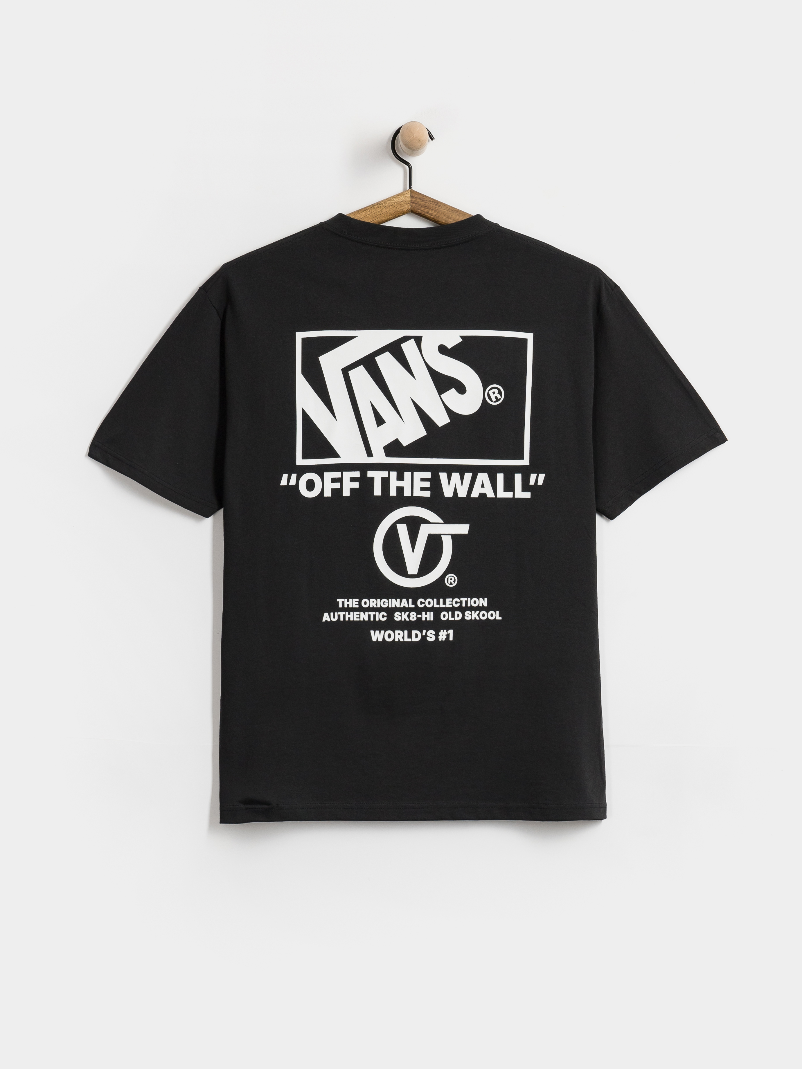 Tricou Vans Stacked Hi (black/white)