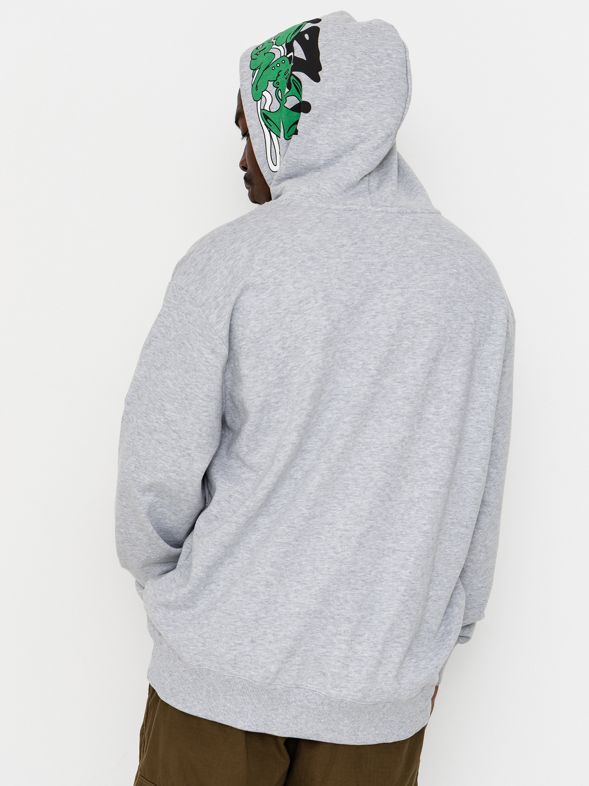 Hanorac cu glugă Element Horn HD (mid grey heather)