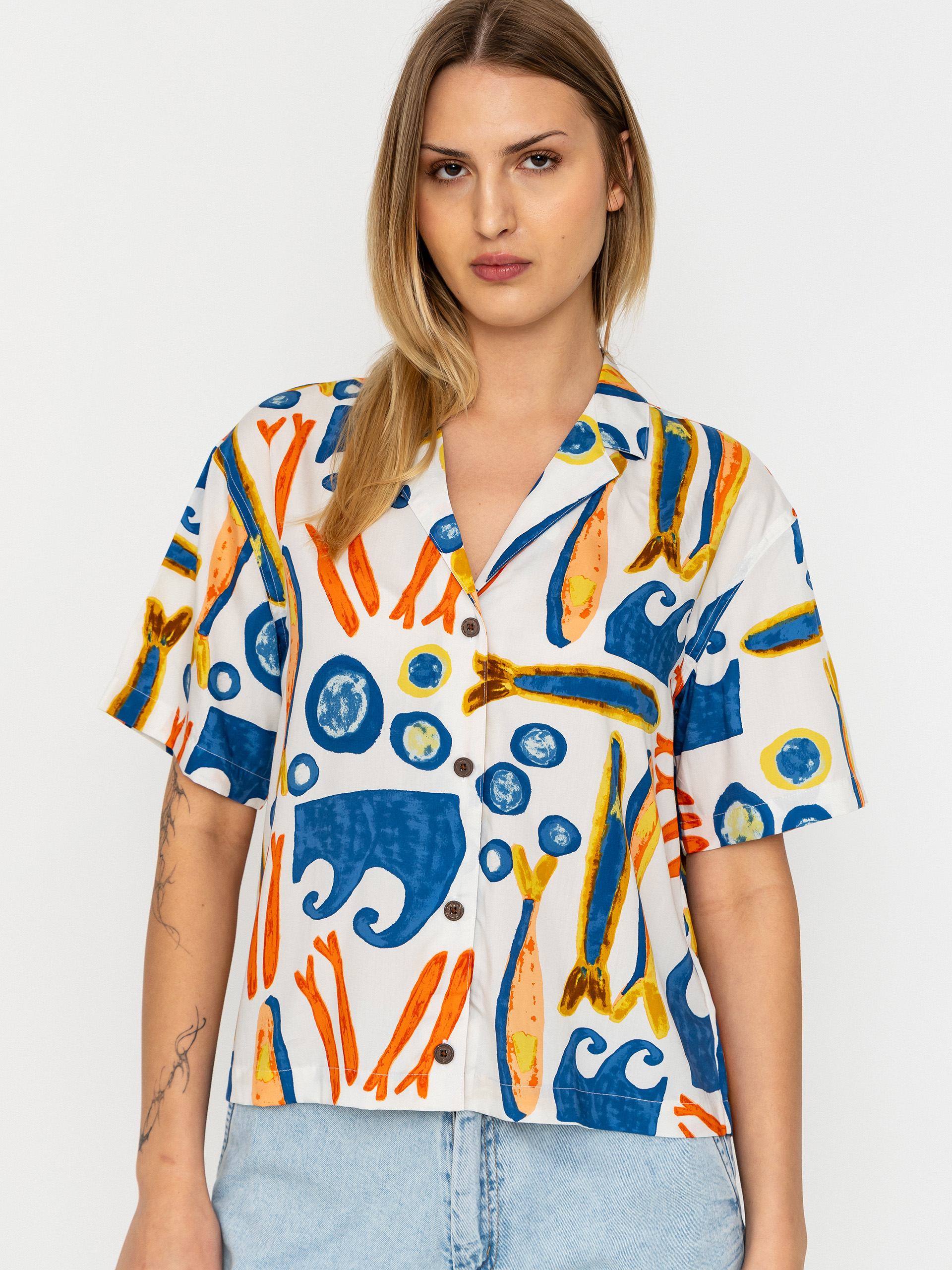 Cu0103mau0219u0103 Patagonia Tidal Threads Wmn (sardines/natural)