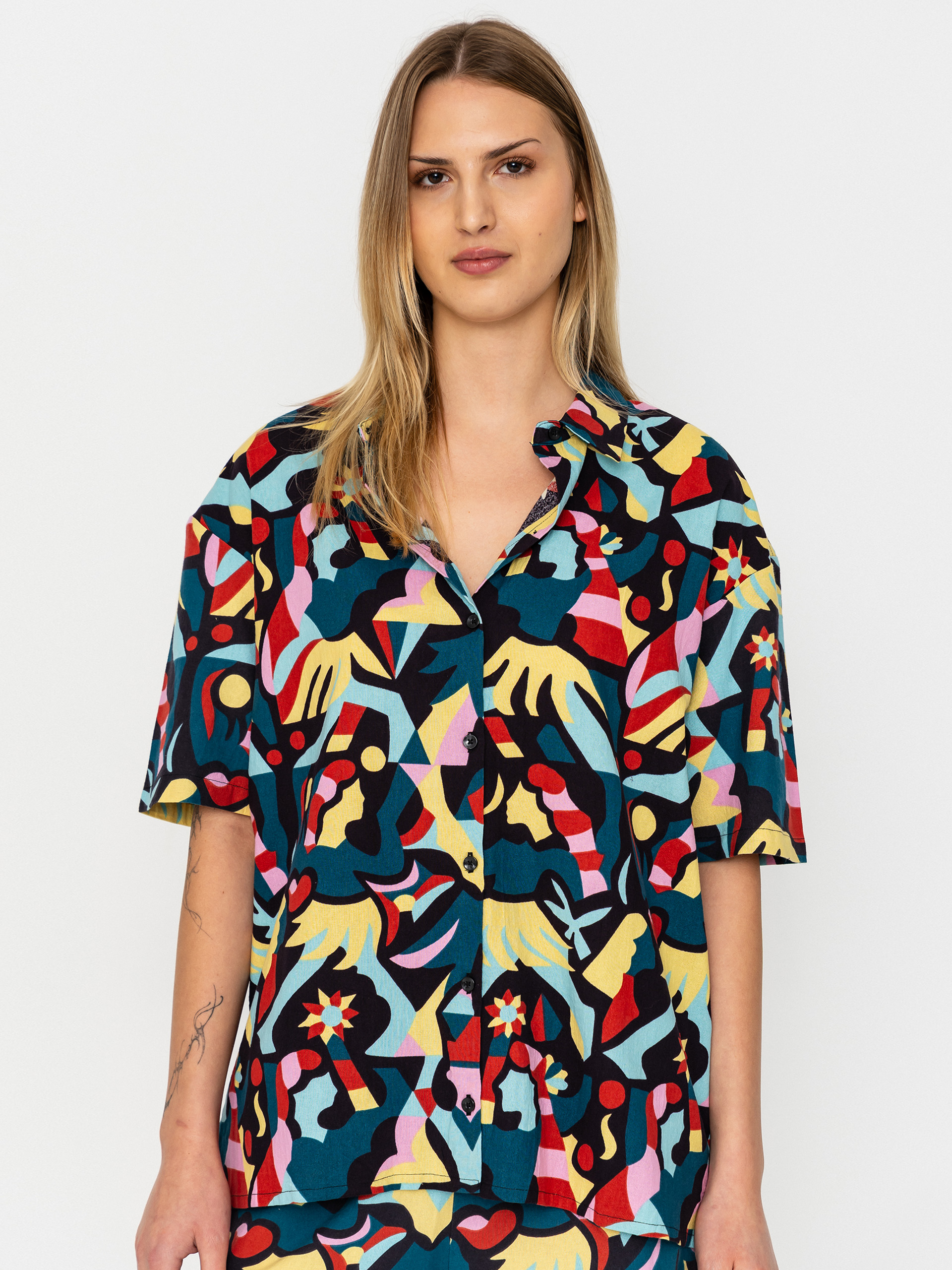 Cămașă Volcom Fa Bruno Lucas Shirt Wmn (multi)