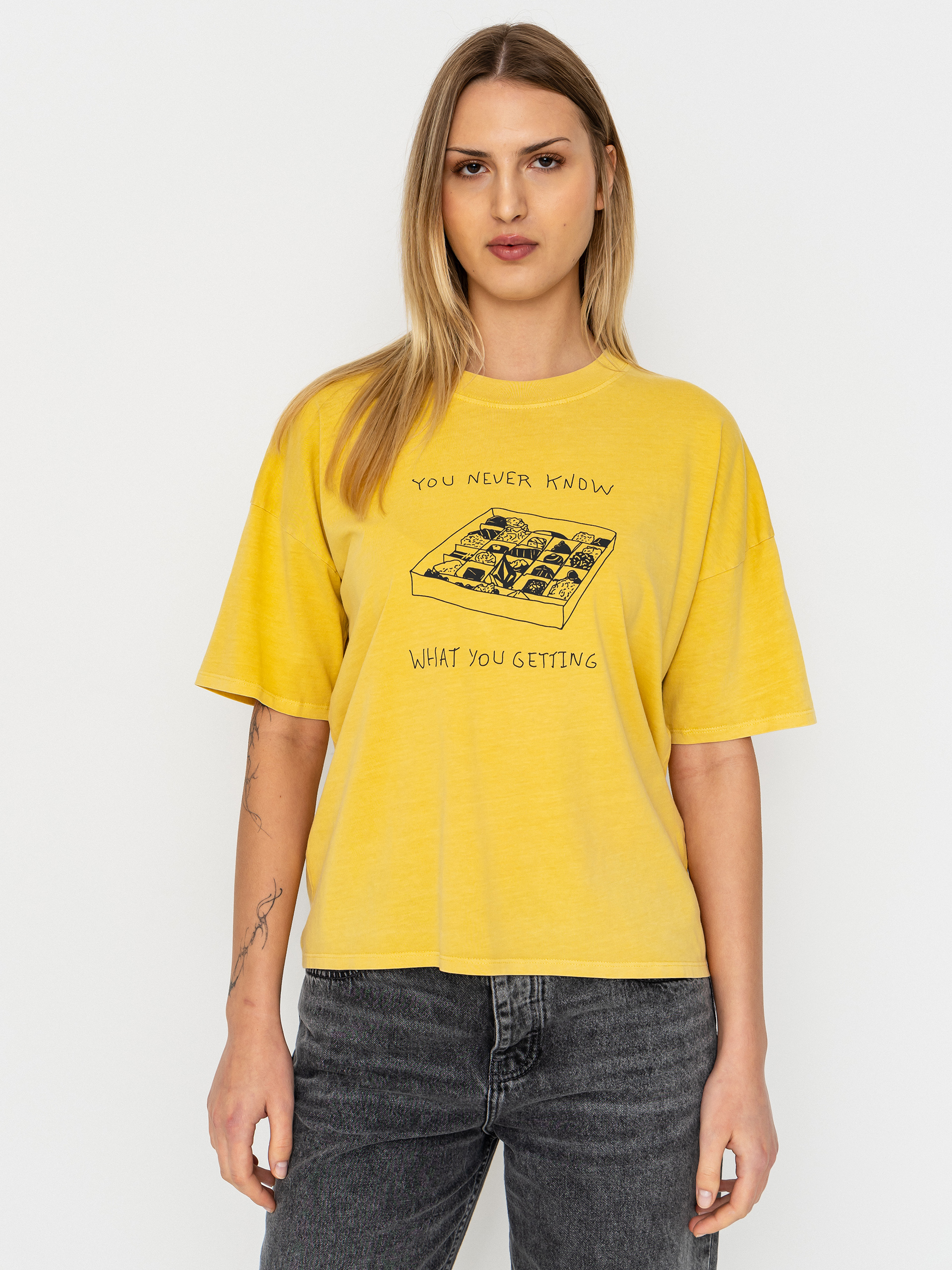 Tricou Volcom Voltrip Wmn (sunburst)