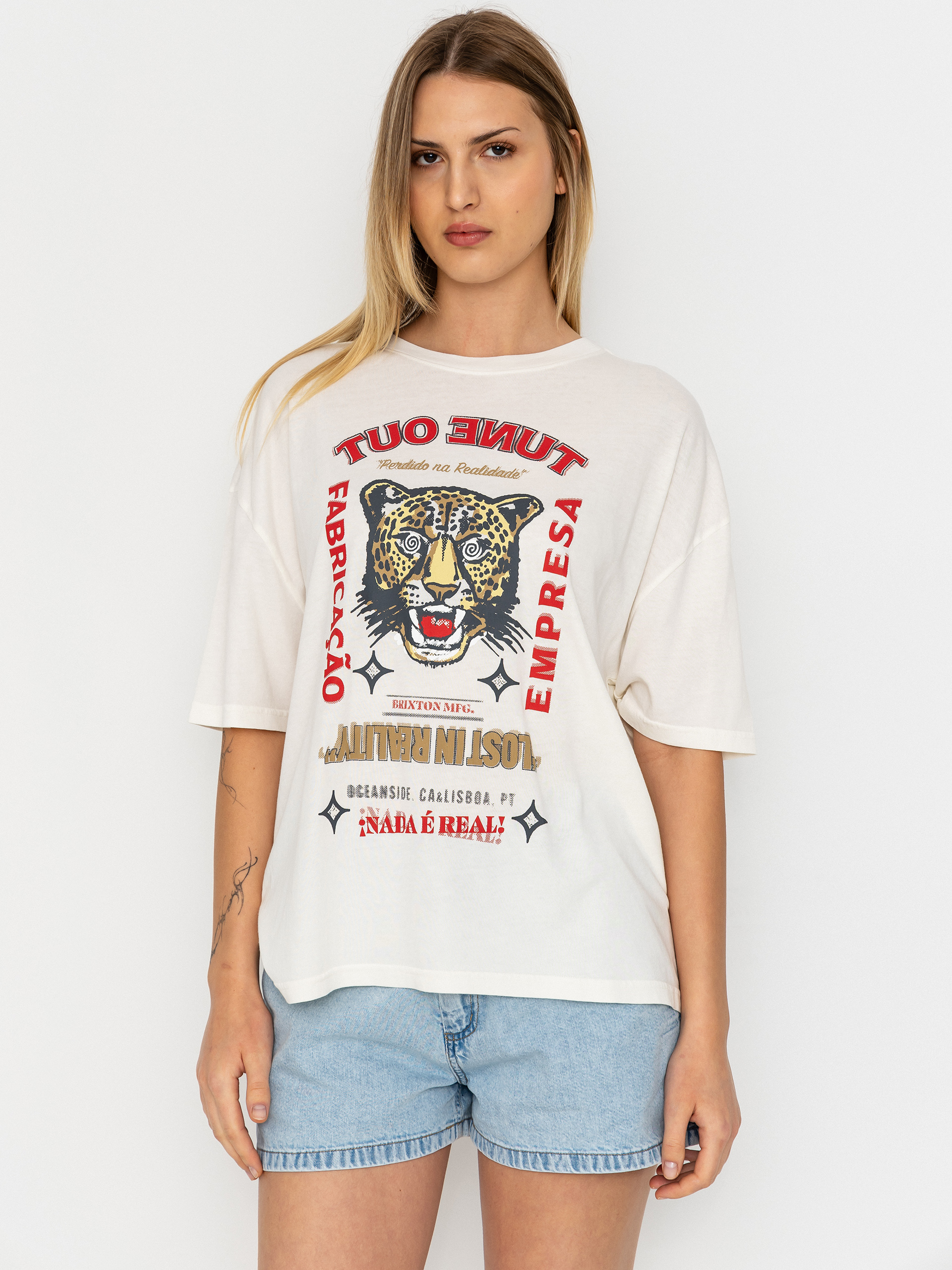 Tricou Brixton The Getaway Oversized Bf Wmn