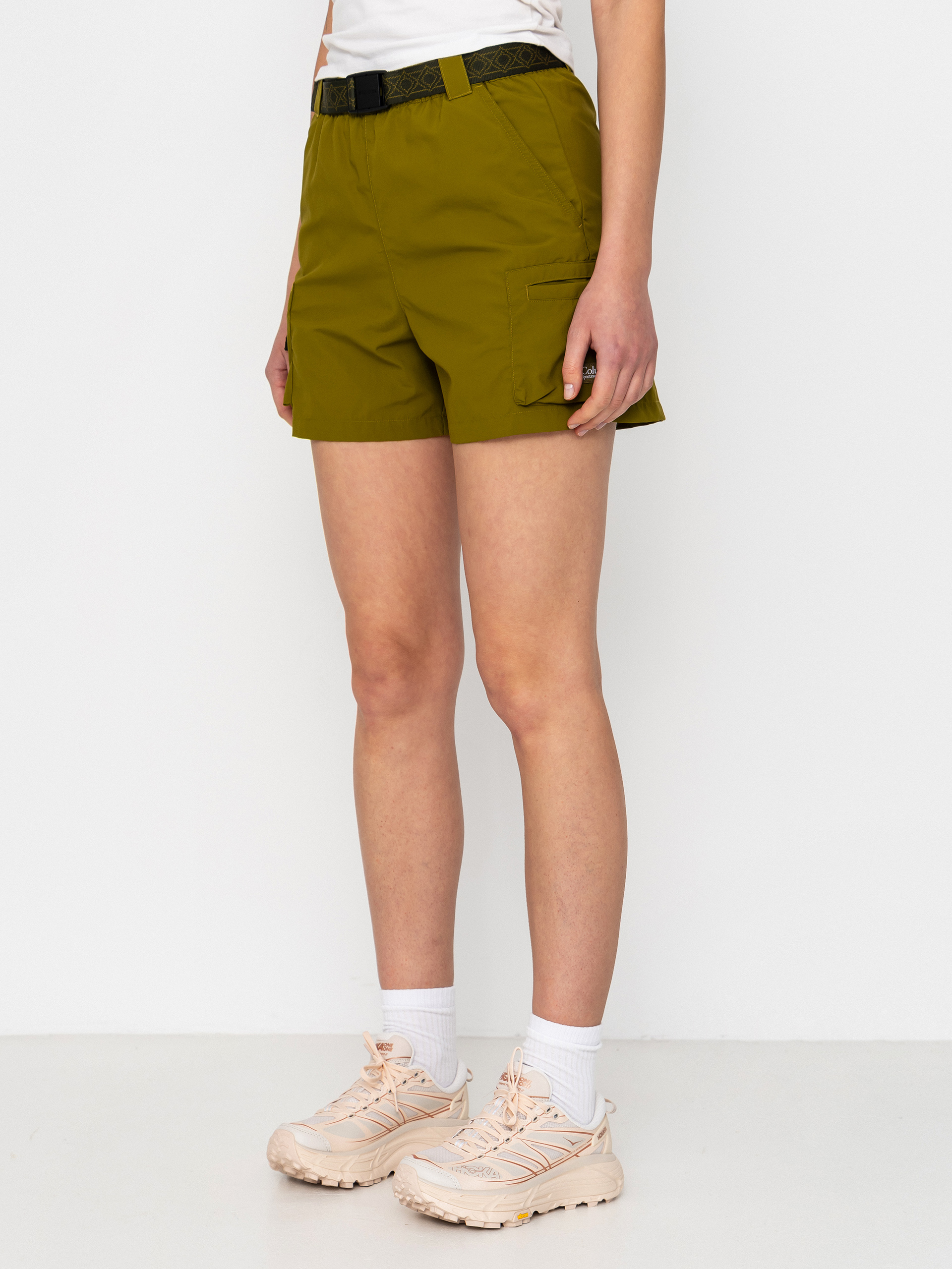Pantaloni scurți Columbia Sequoia Grove Wmn (mossy green/greenscape)