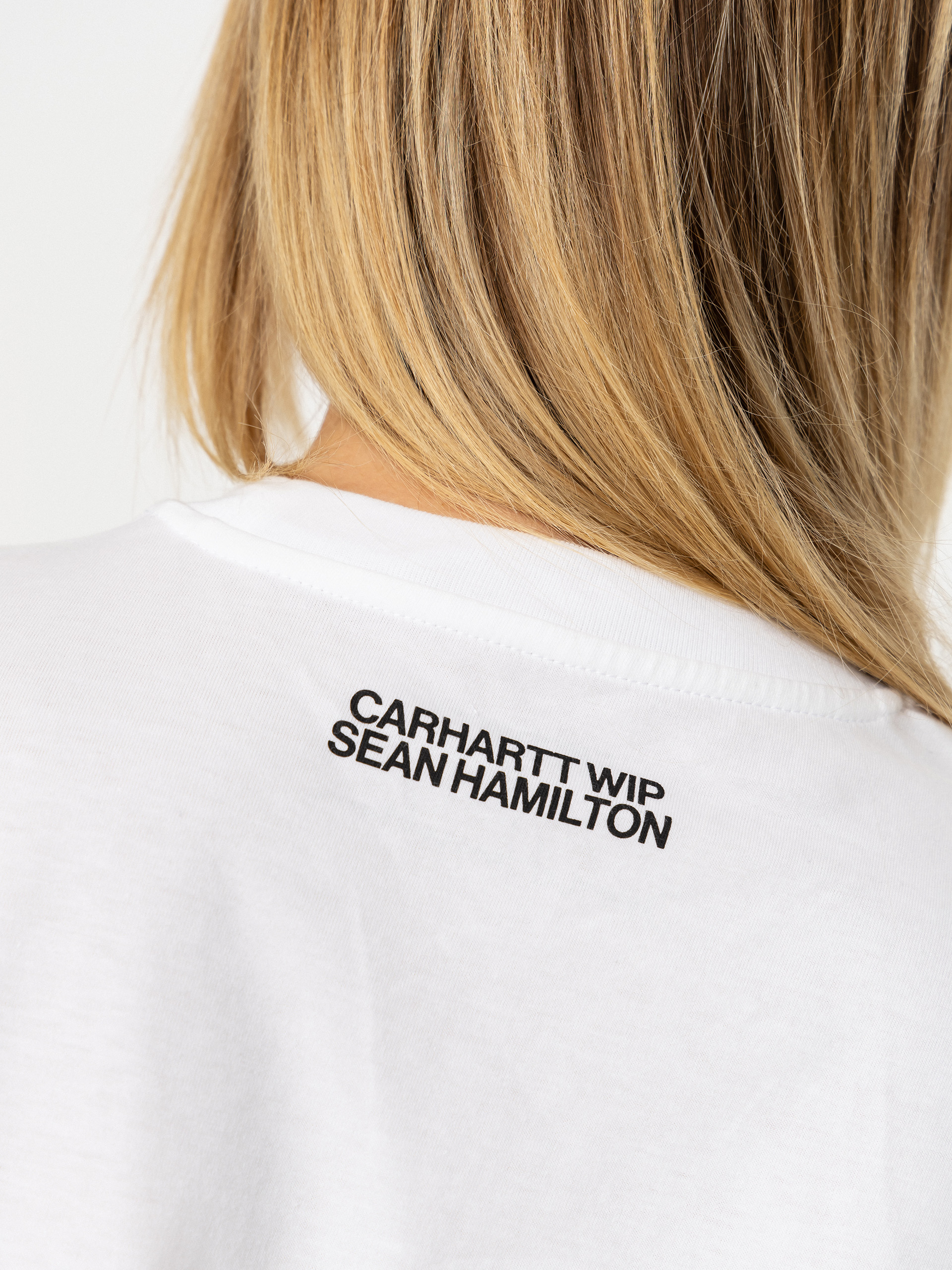 Tricou Carhartt WIP Sean Hamilton Wmn (white)