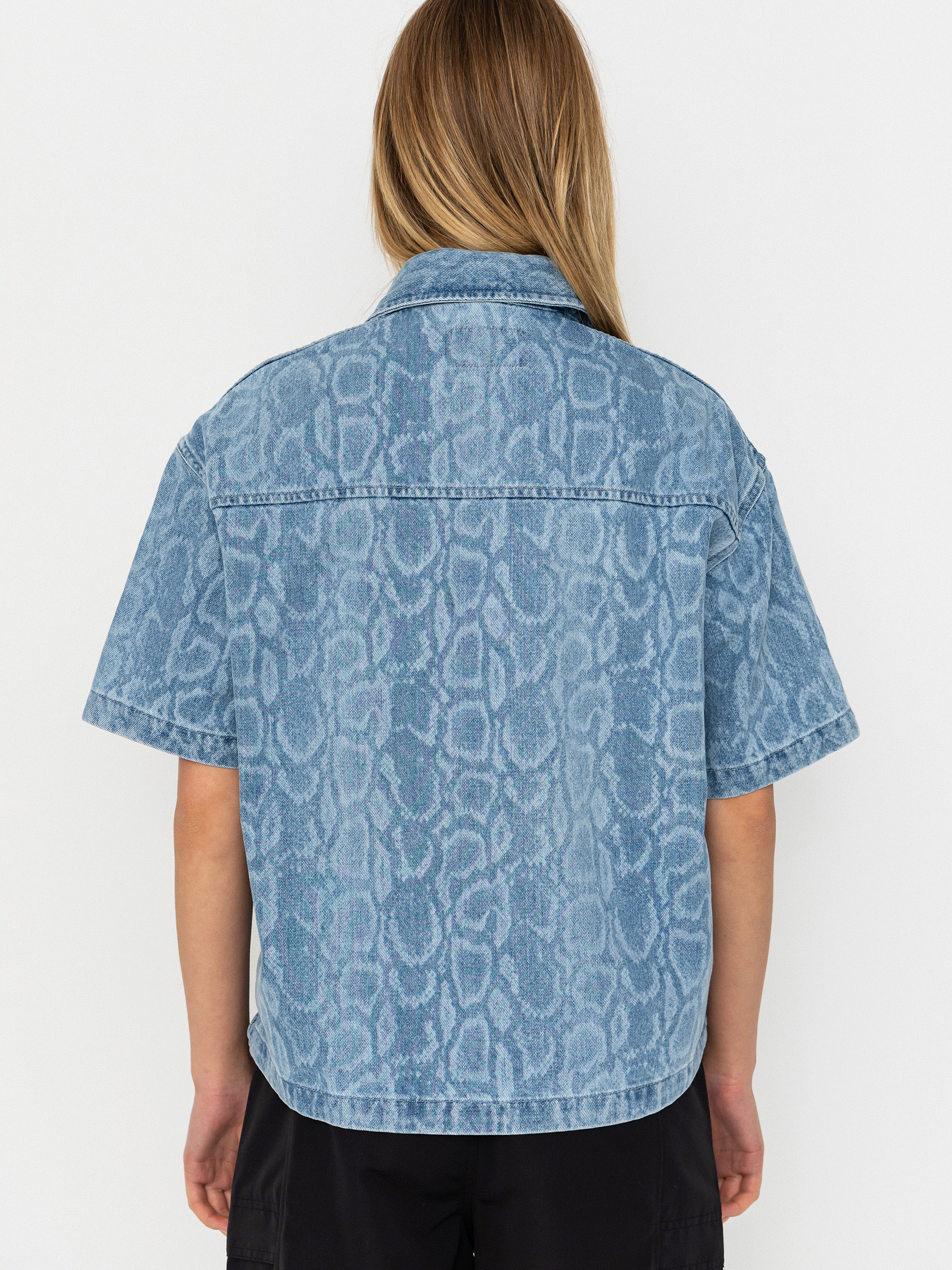 Cămașă Carhartt WIP Snake Lovilia Wmn (snake camo blue)
