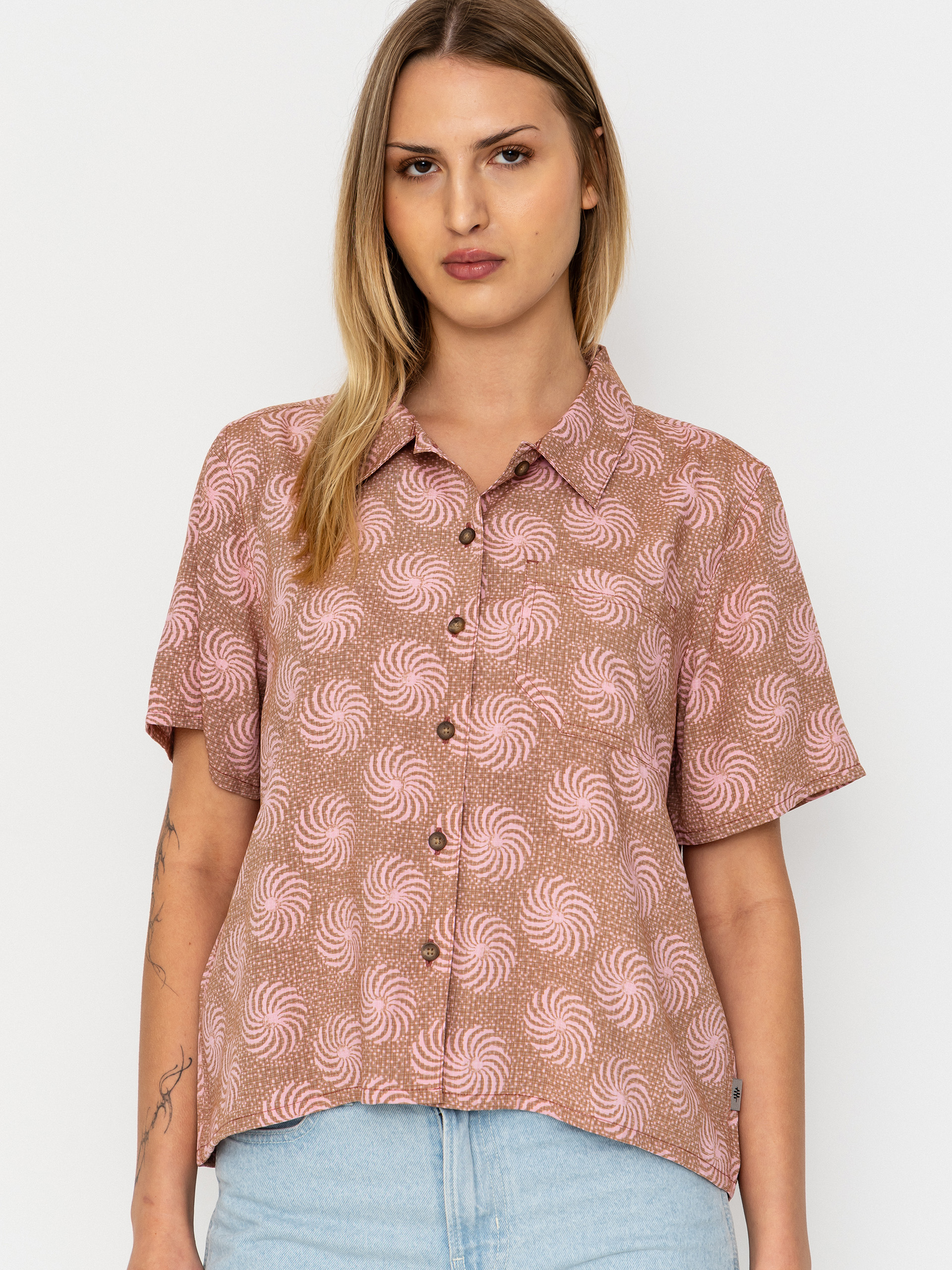 Cu0103mau0219u0103 Royal Robbins Camino Pucker Wmn (mahogany ray pt)