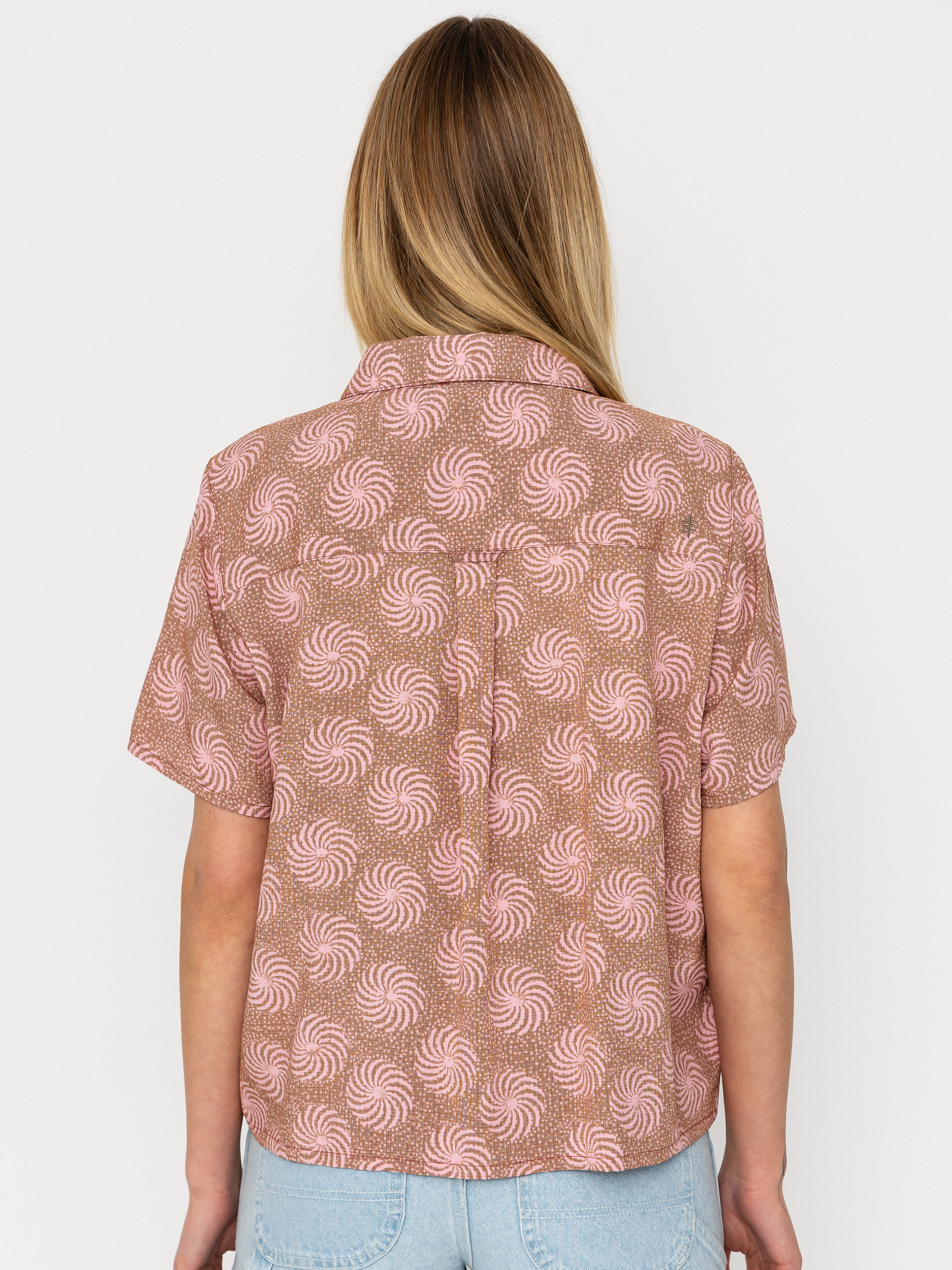 Cămașă Royal Robbins Camino Pucker Wmn (mahogany ray pt)