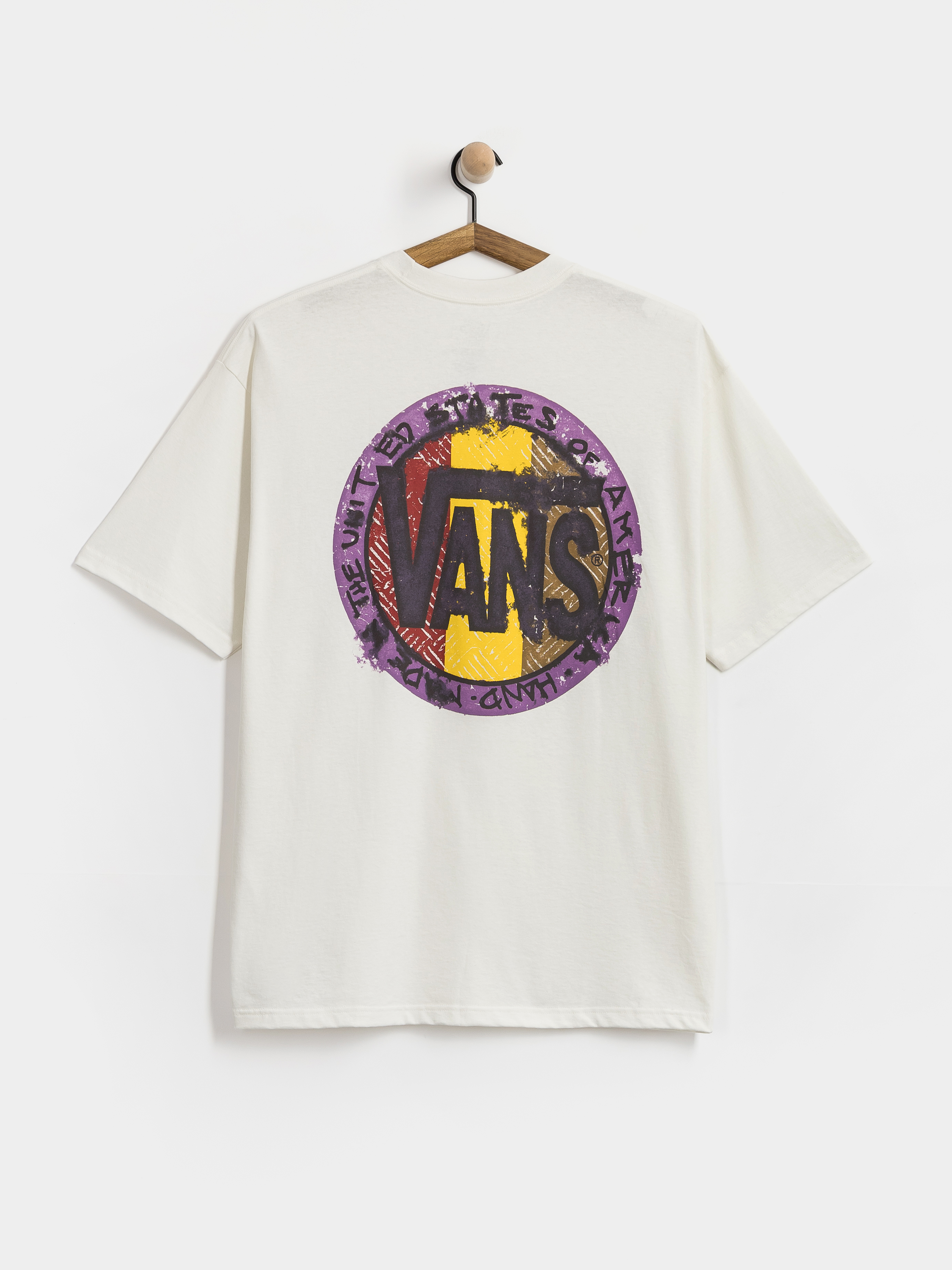 Tricou Vans Blotched Circle (marshmallow)