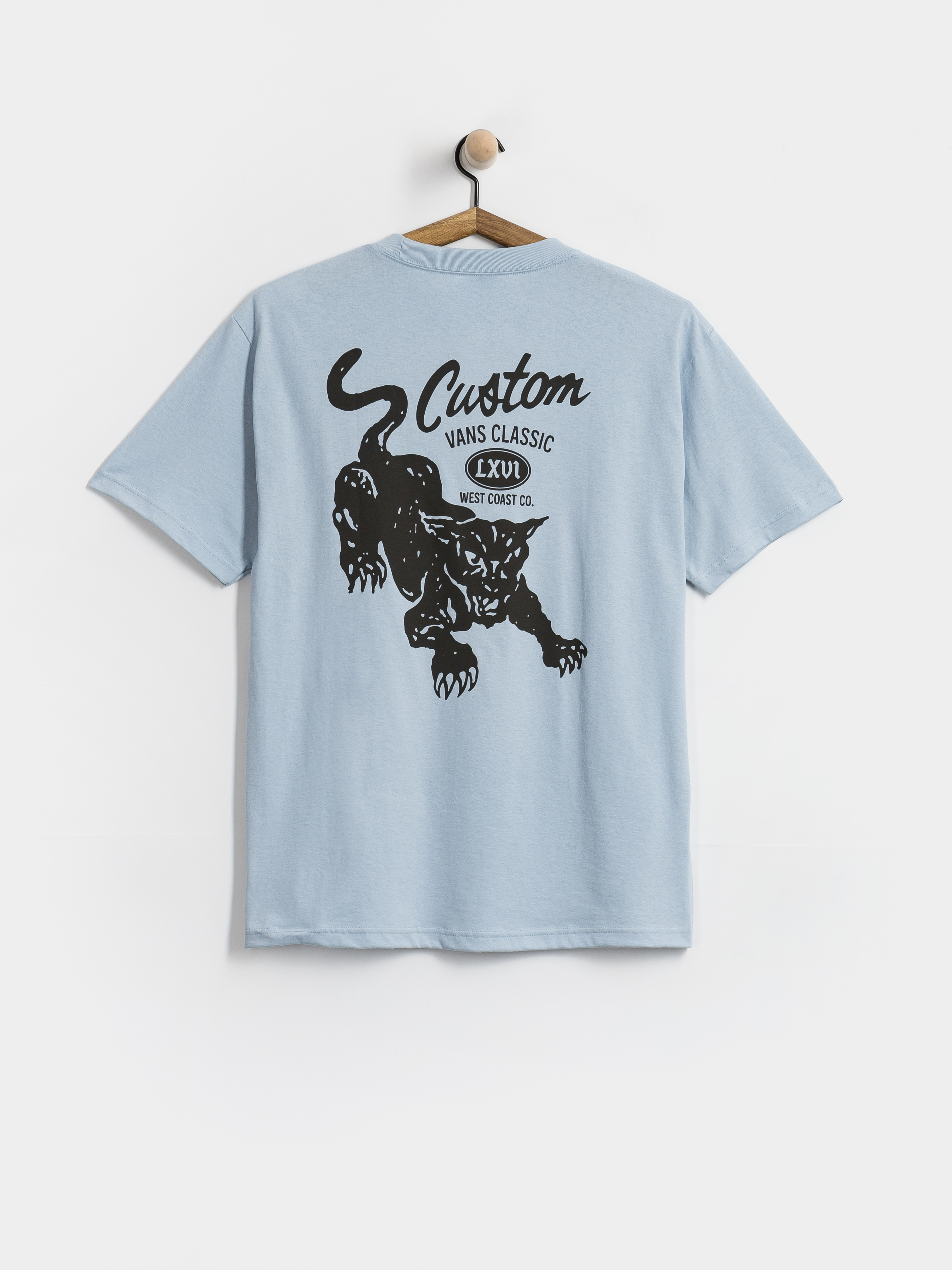 Tricou Vans Custom Cat (soft slate)