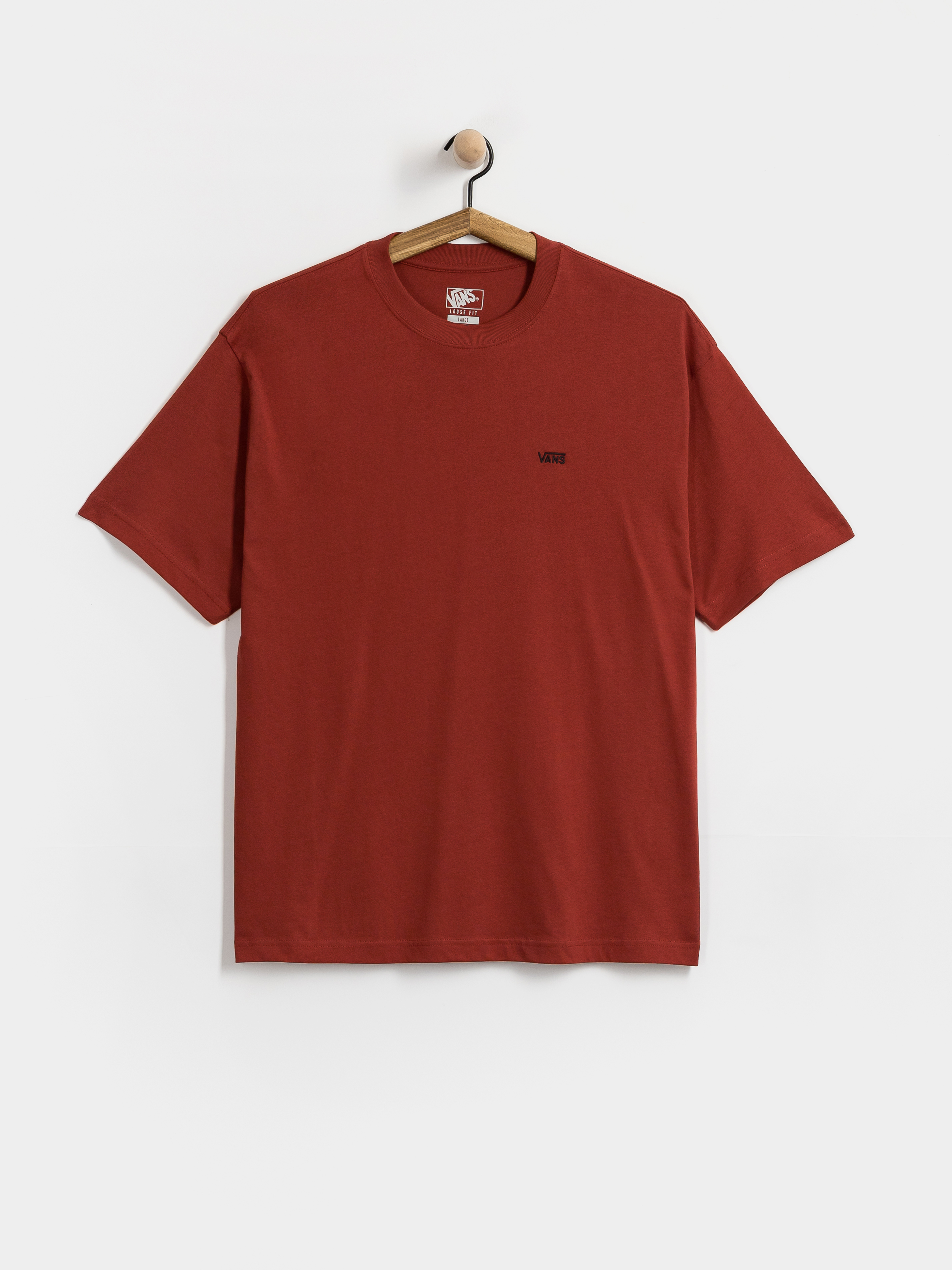 Tricou Vans Left Chest II Loose (poppy ember)