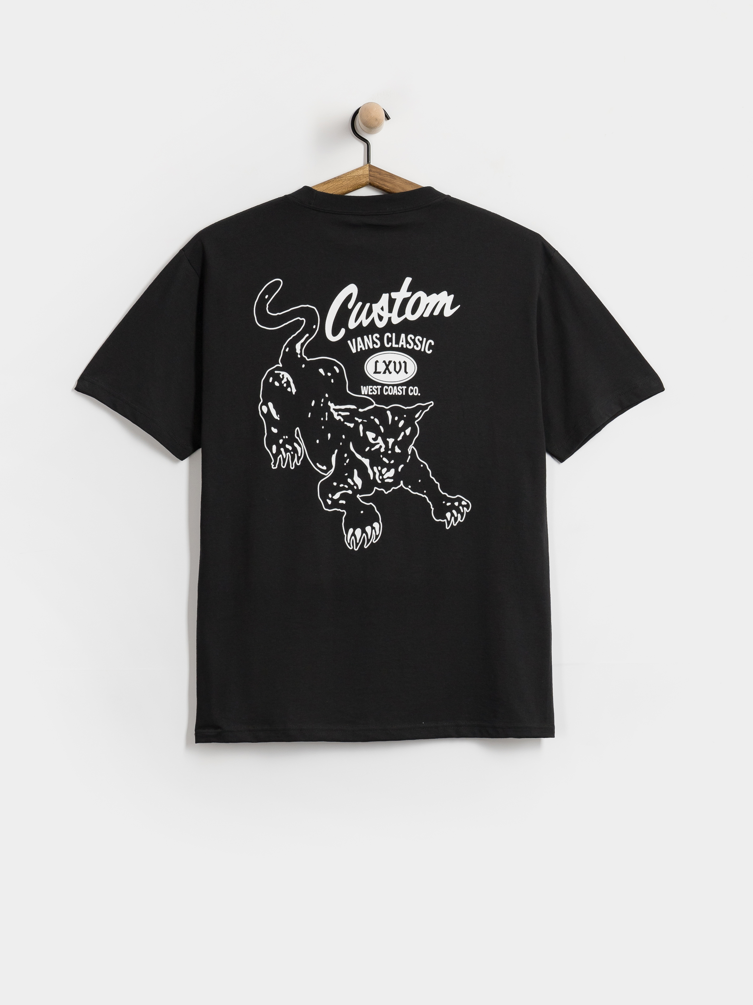 Tricou Vans Custom Cat (black)