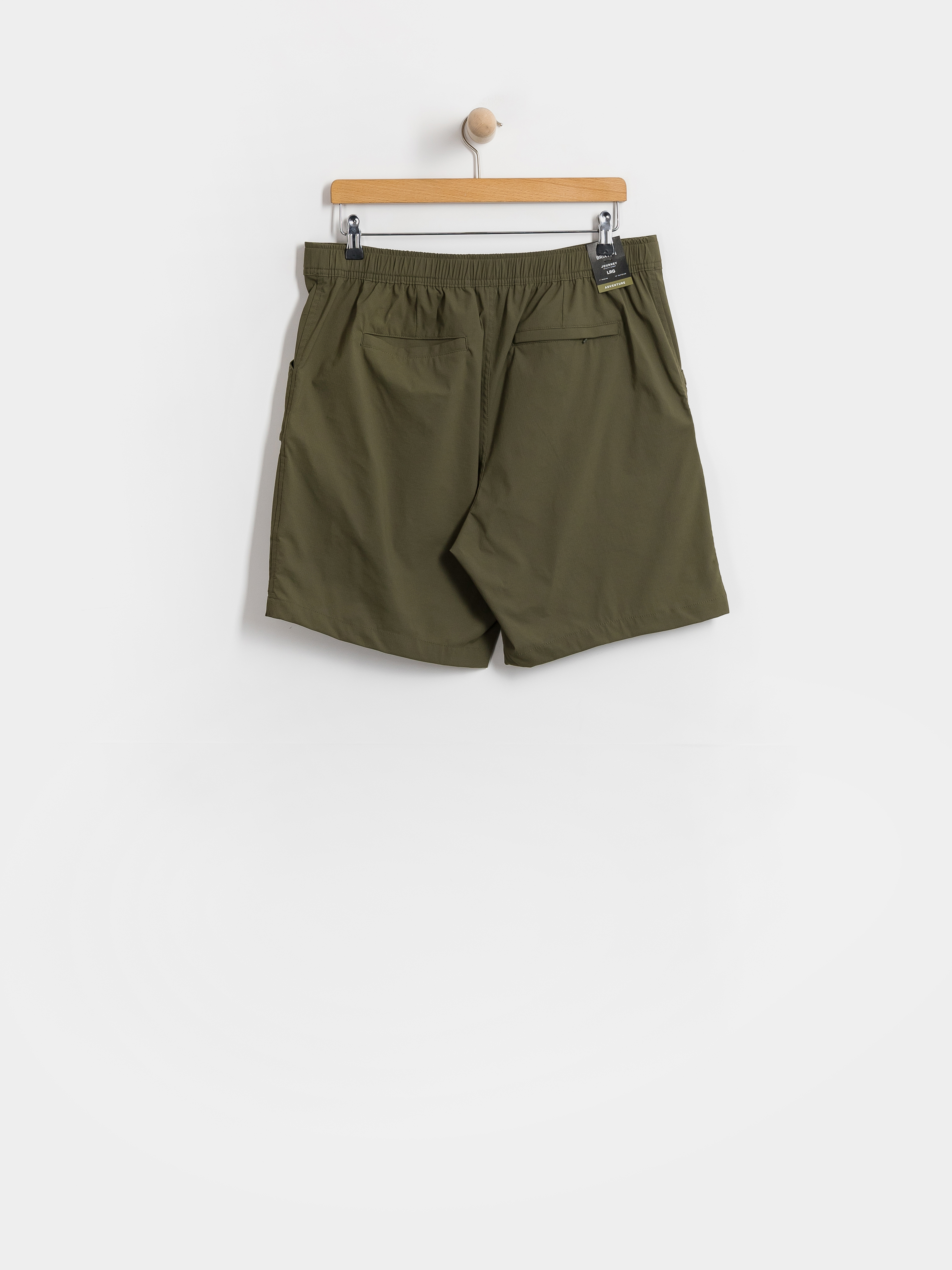 Pantaloni scurți Brixton Journey Utility (dark olive)