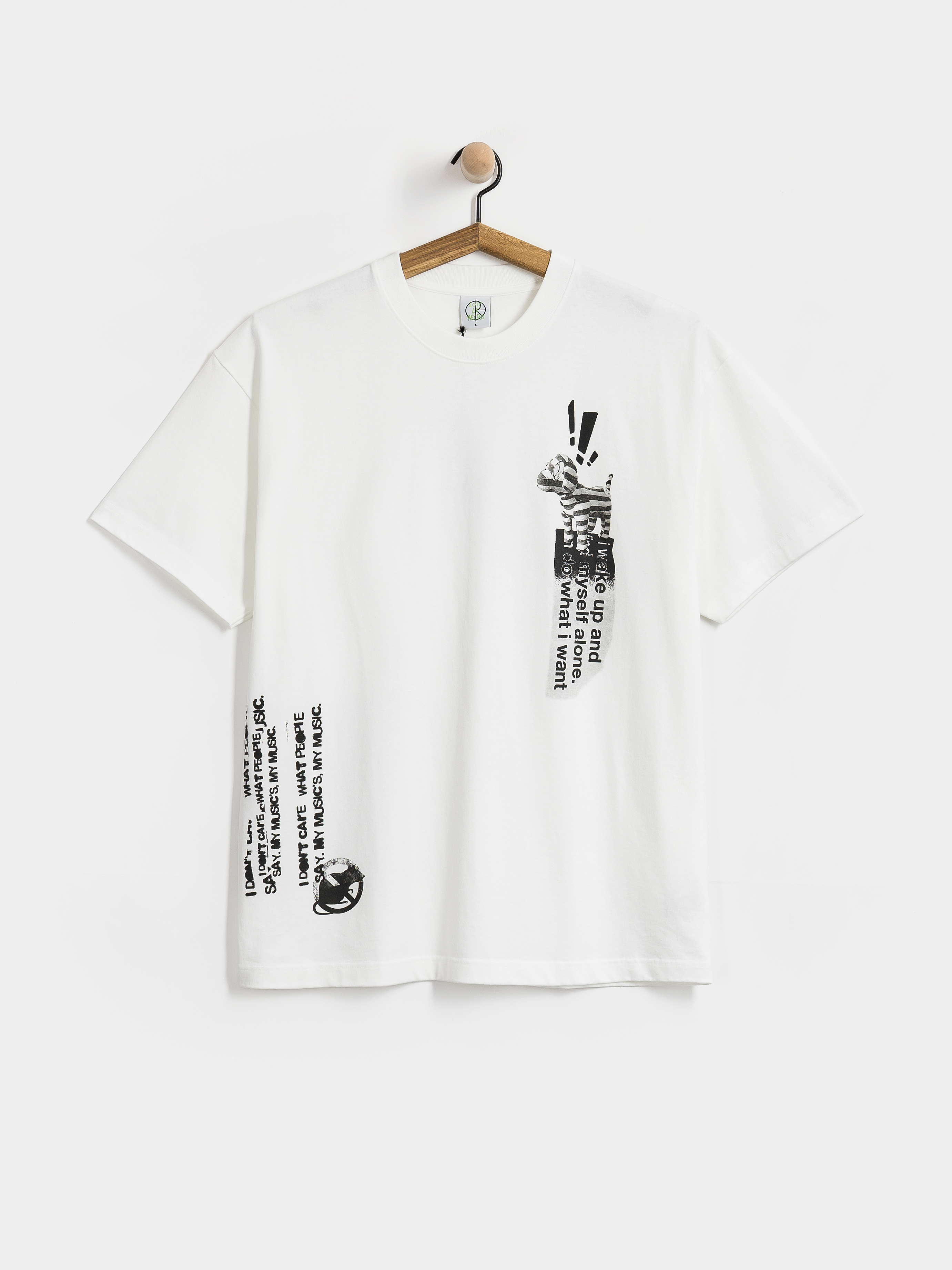 Tricou Polar Skate My Music (white)