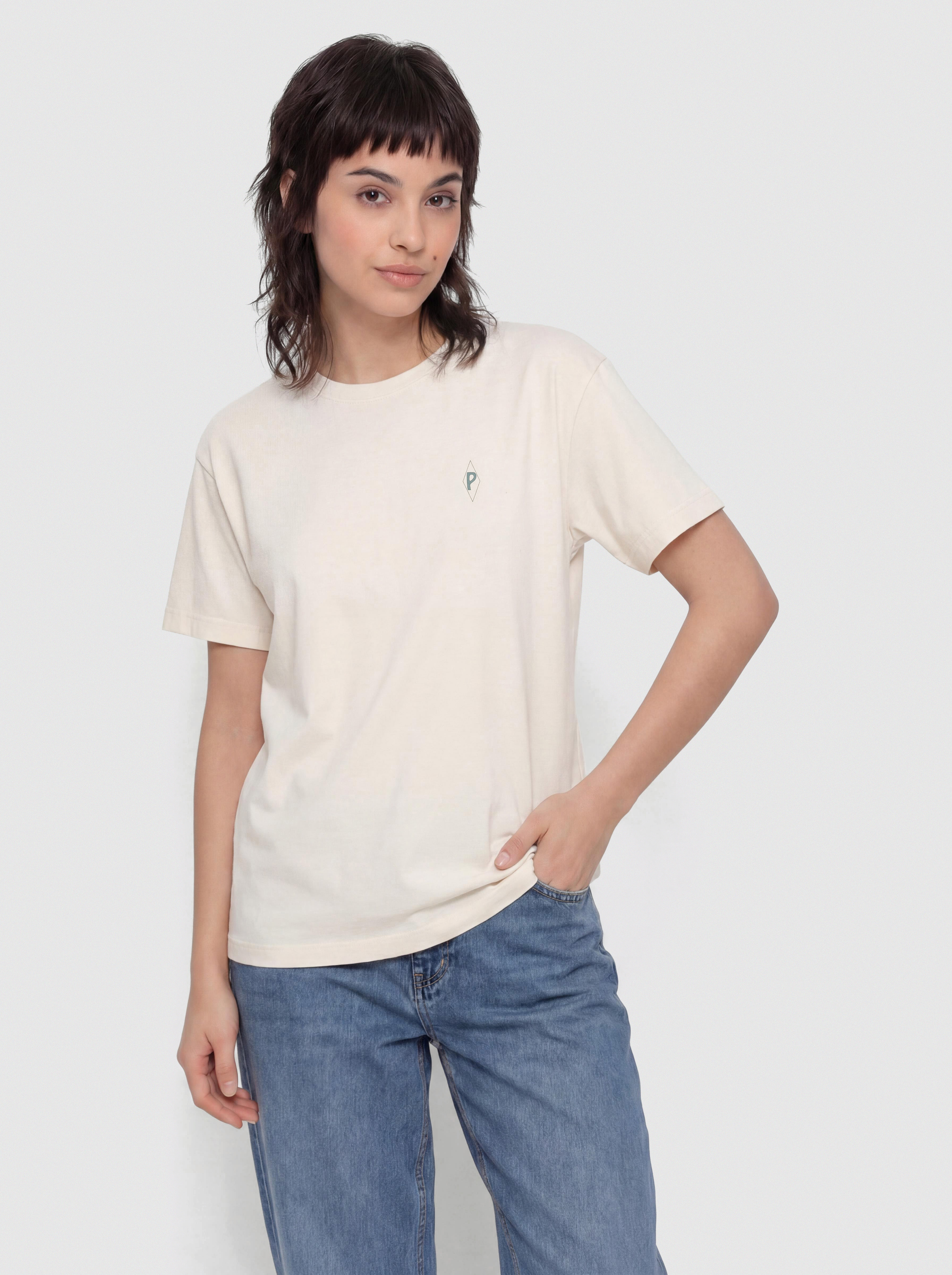 Tricou Patagonia Water People Spotter Oversized Wmn (undyed natural)