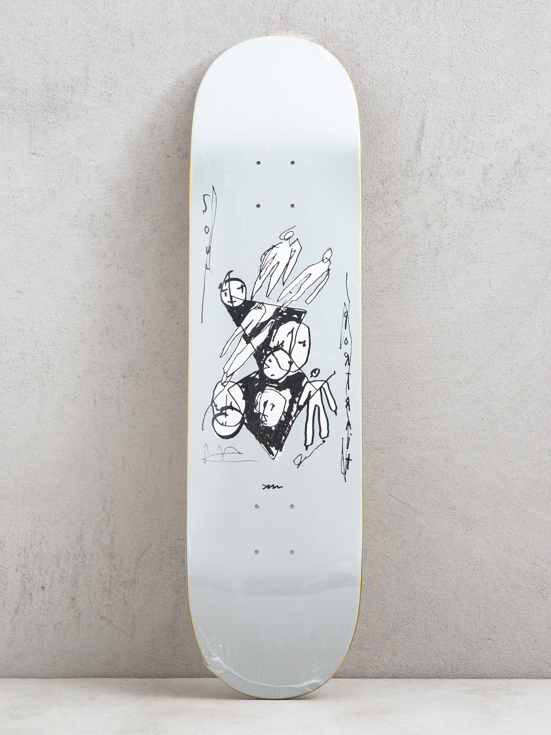 Placă Polar Skate Team Alv Soul Portrait (grey)