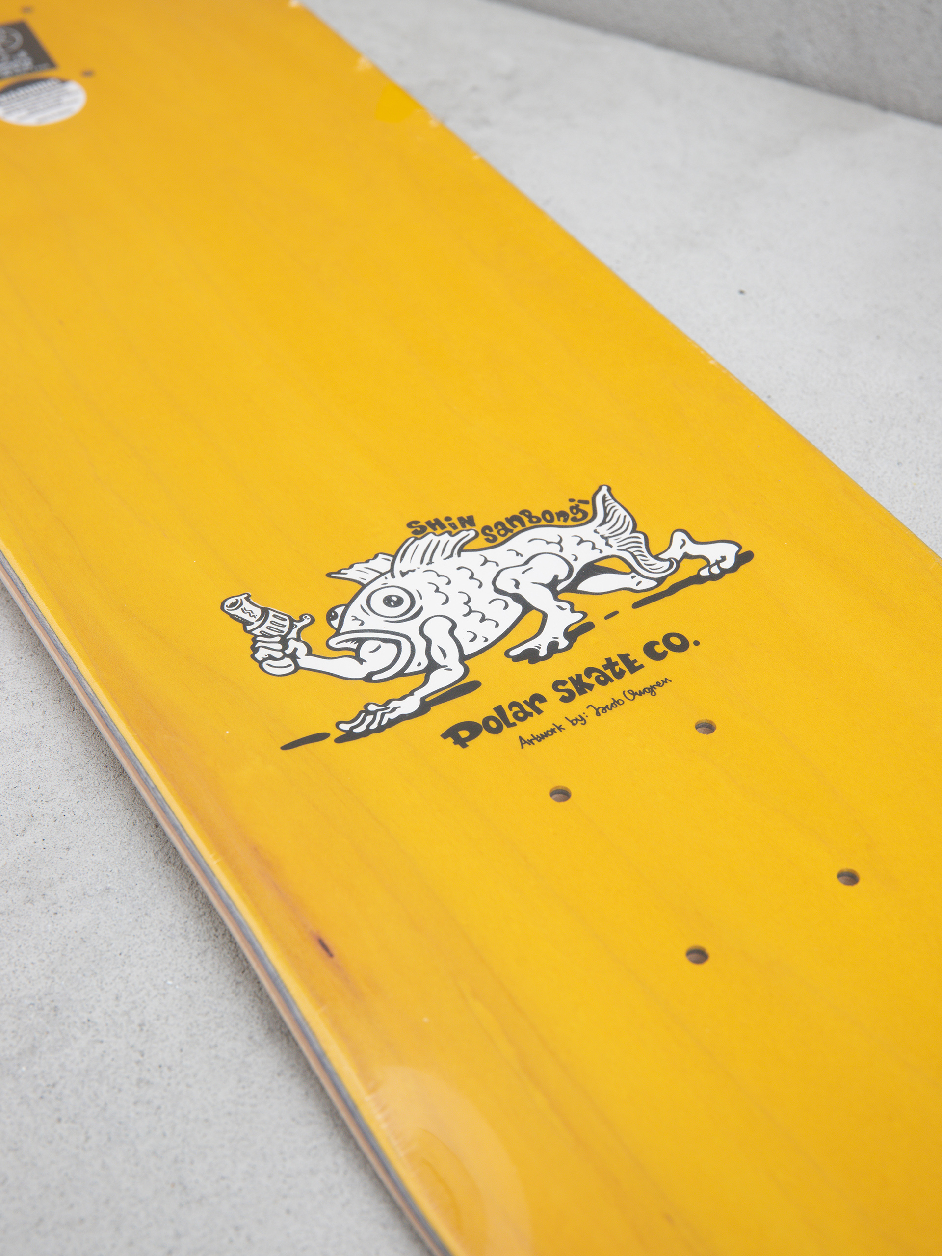 Placă Polar Skate Shin Sanbongi Bongi Boy (yellow)