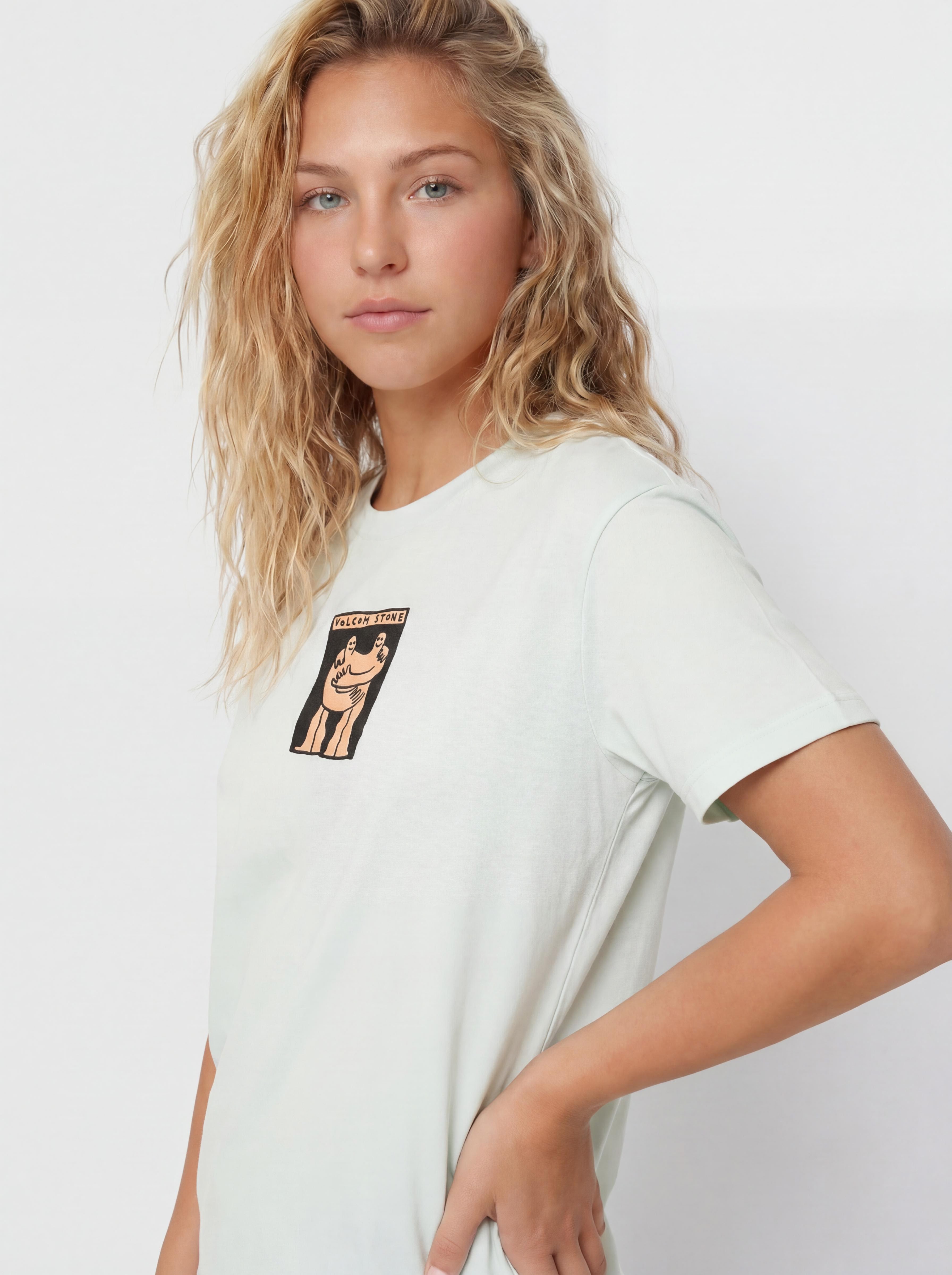 Tricou Volcom Downtown Wmn (cloud blue)