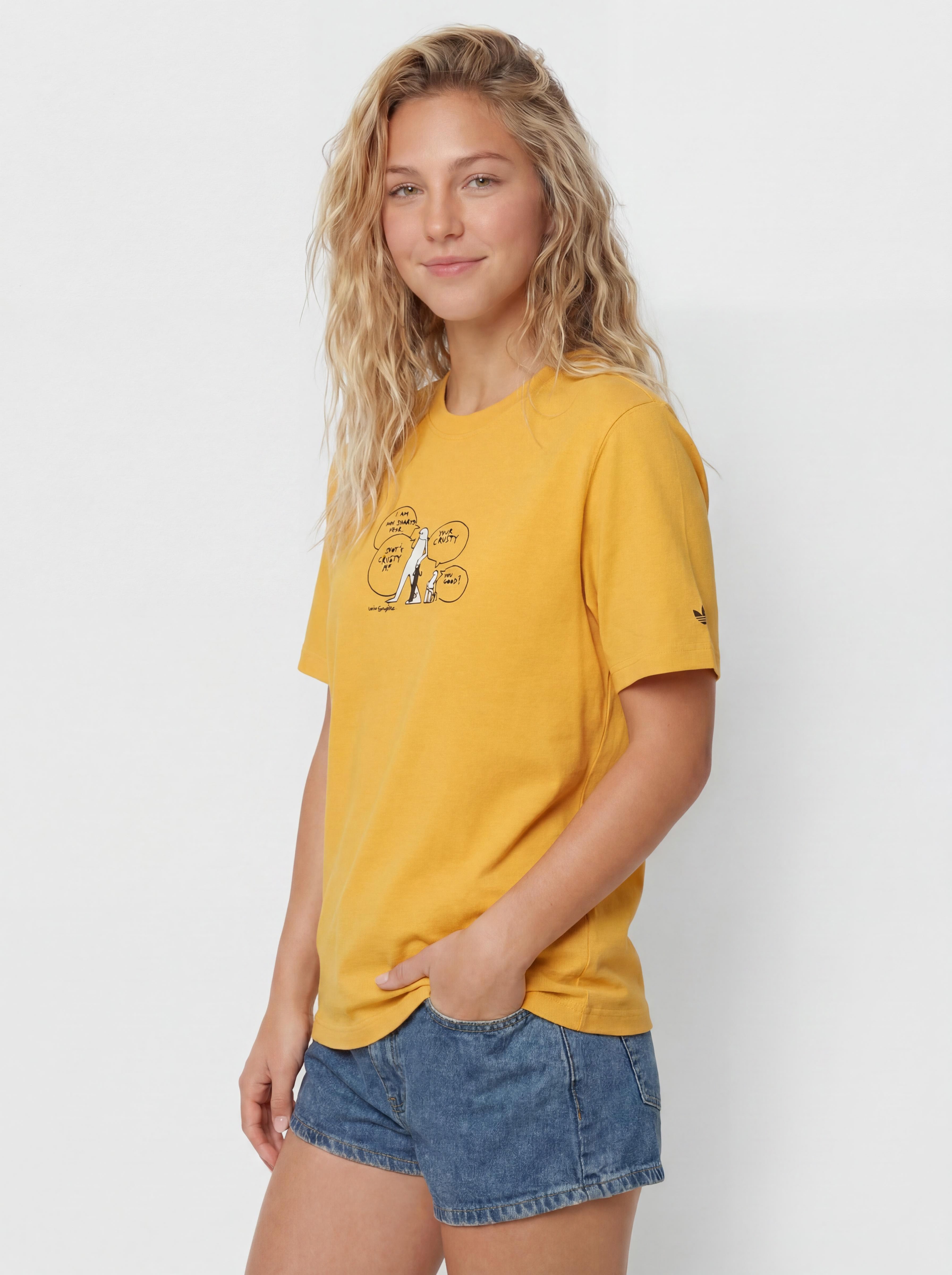 Tricou adidas Gonz Crusty (preyel/black)