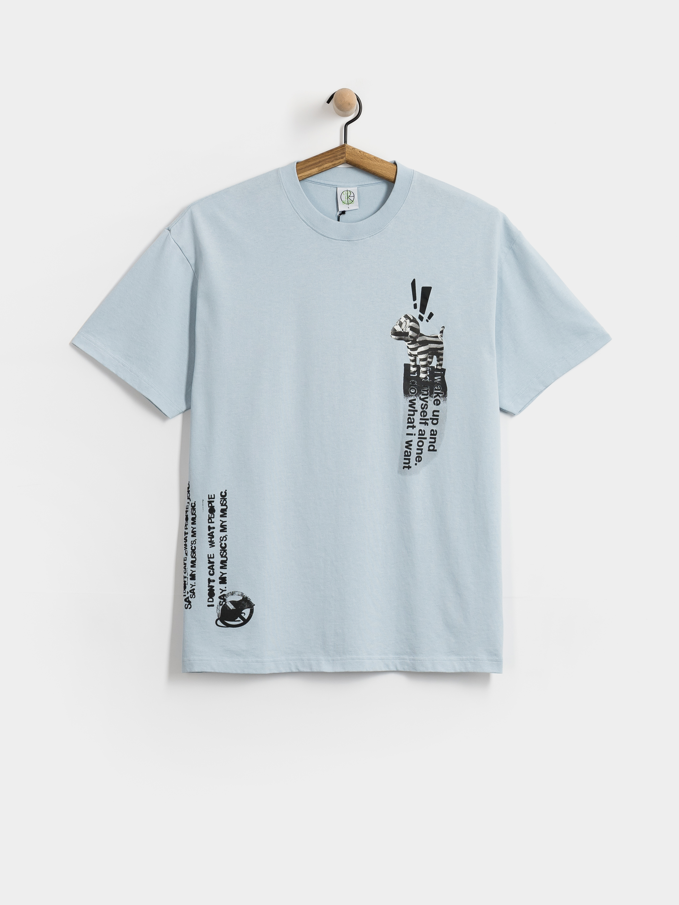 Tricou Polar Skate My Music (light blue)