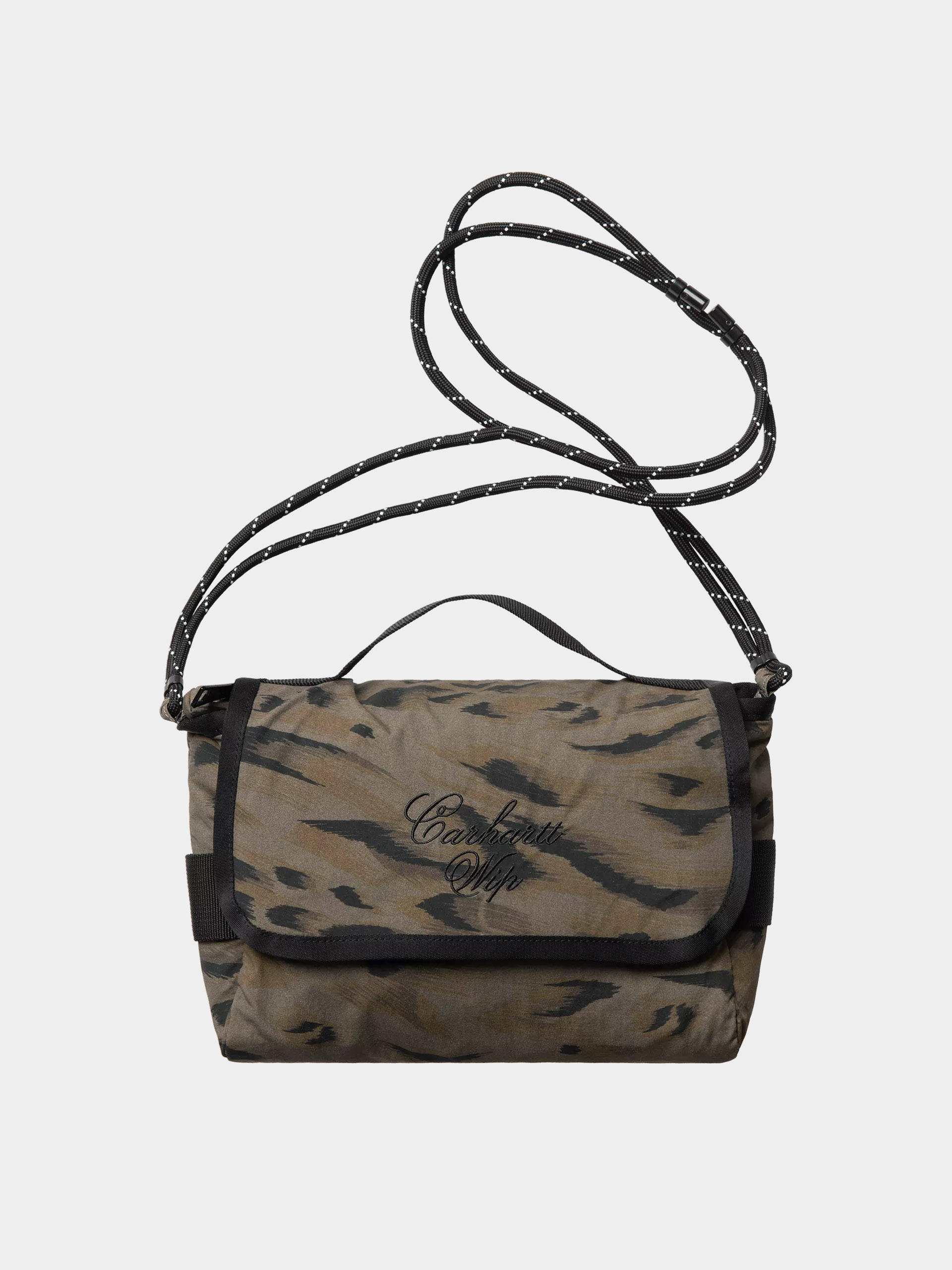 Poșetă Carhartt WIP Travon (duck feather print cypress/black)