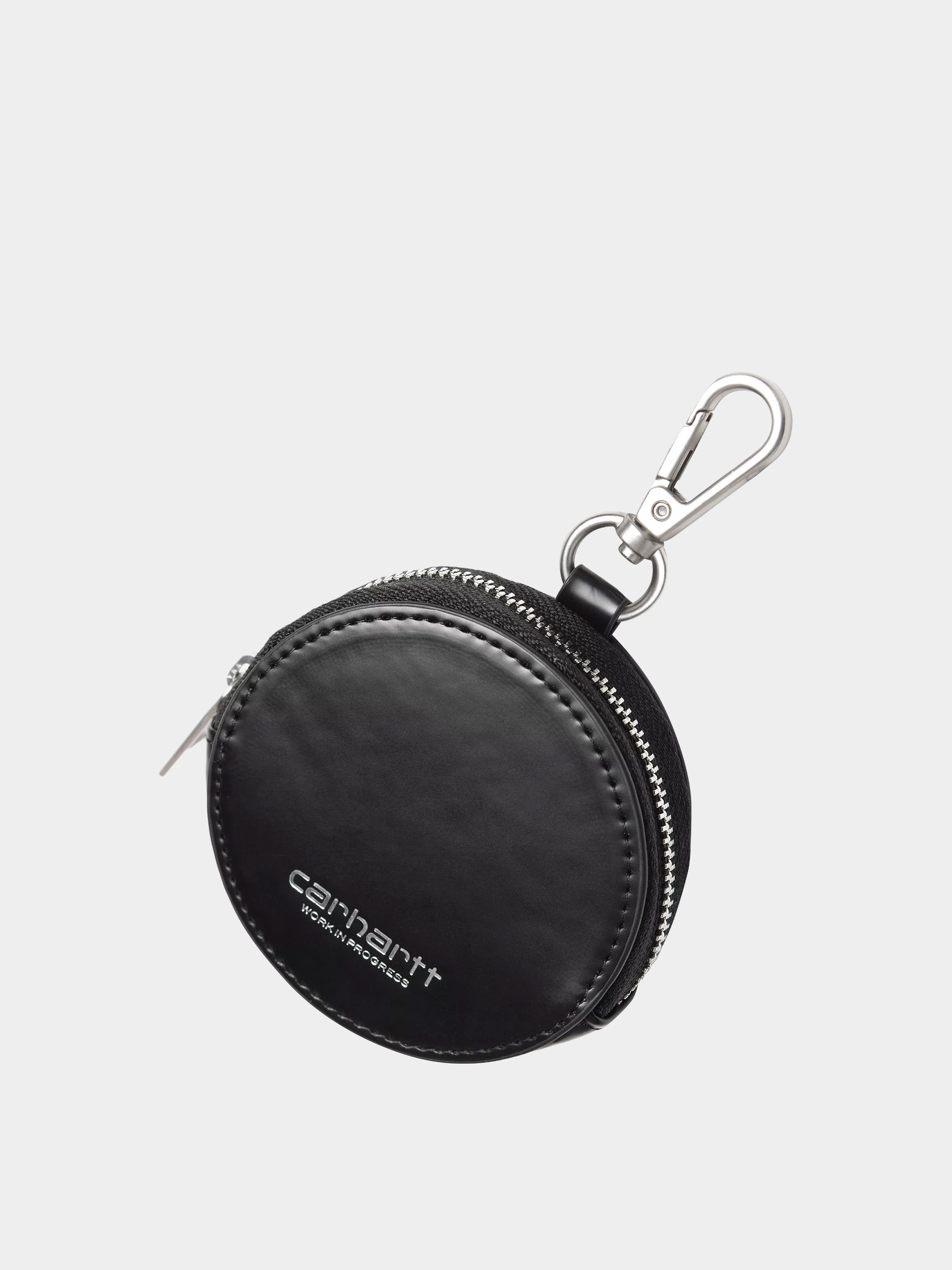 Portofel Carhartt WIP Script Coin (black/silver)