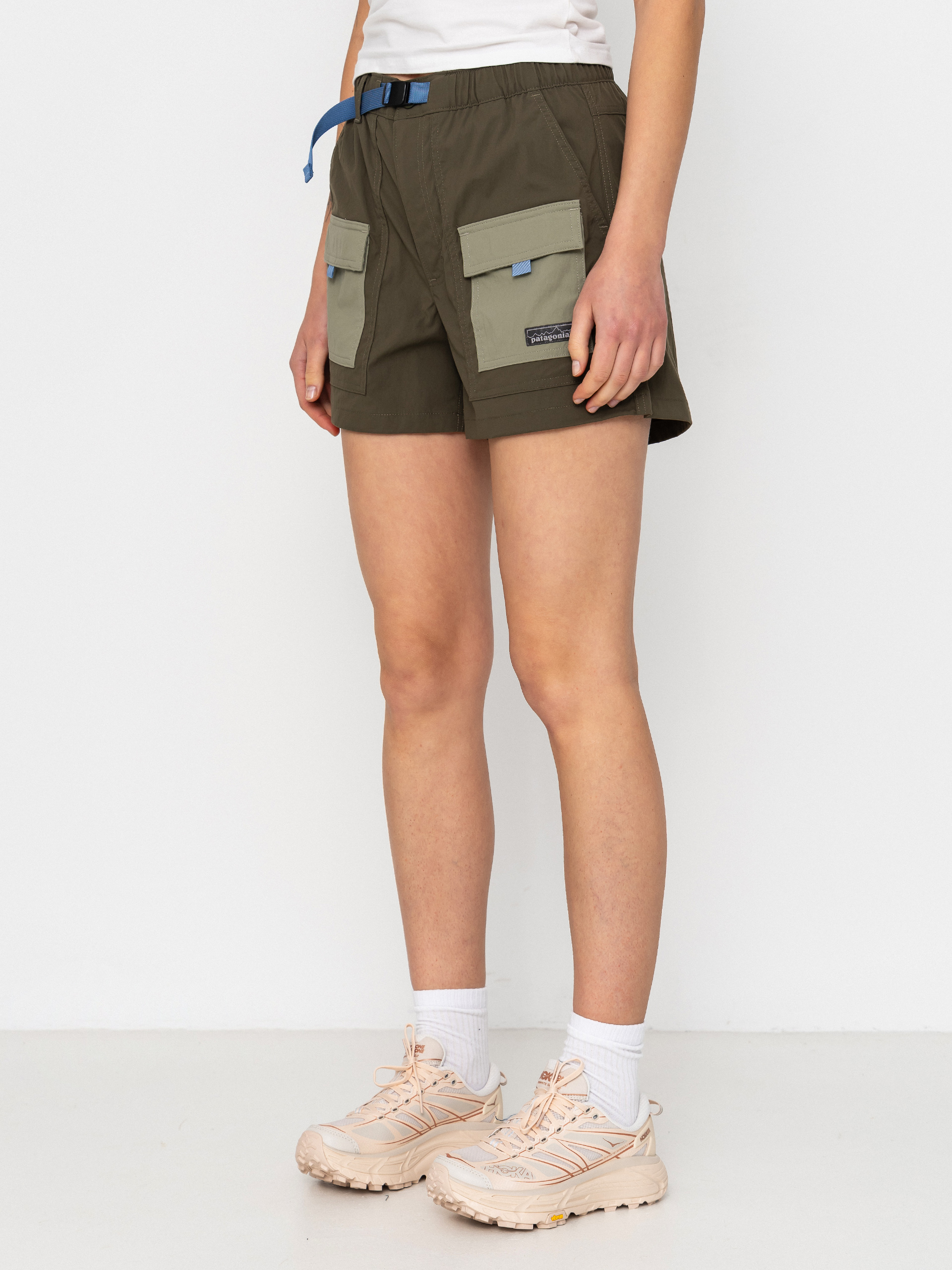 Pantaloni scurți Patagonia Outdoor Everyday Wmn (basin green)