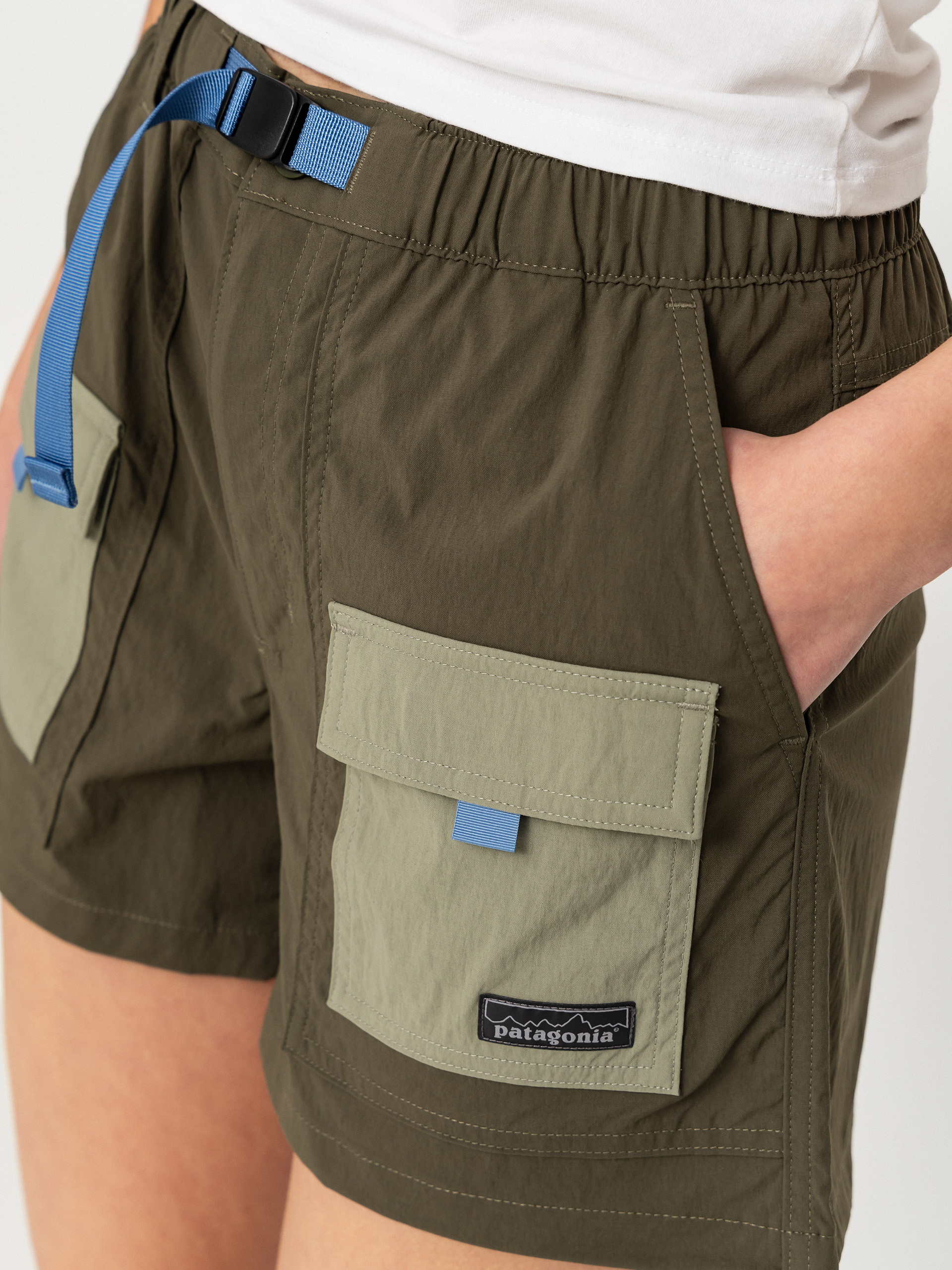Pantaloni scurți Patagonia Outdoor Everyday Wmn (basin green)