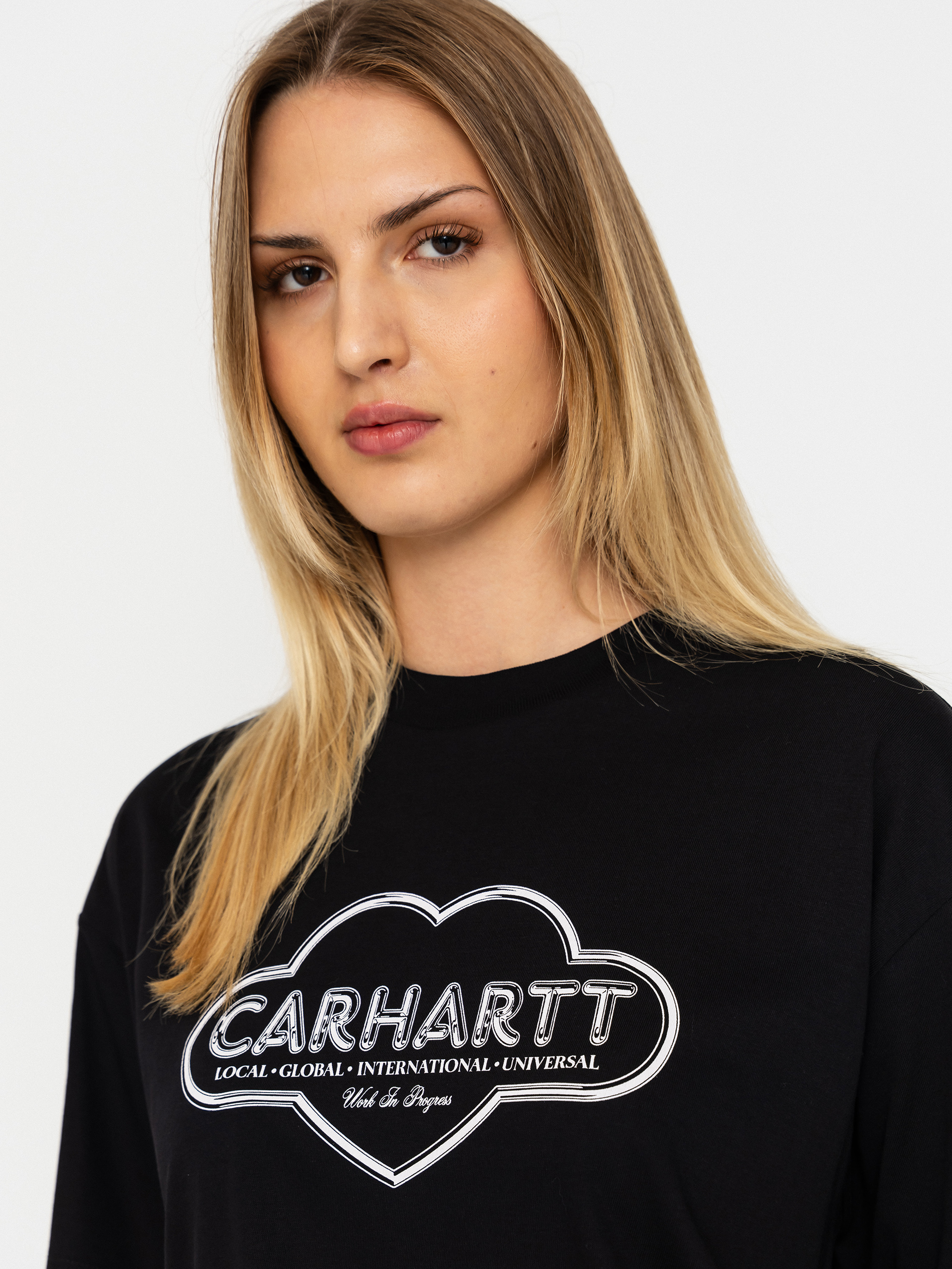 Tricou Carhartt WIP Cloud Heart Wmn (black)