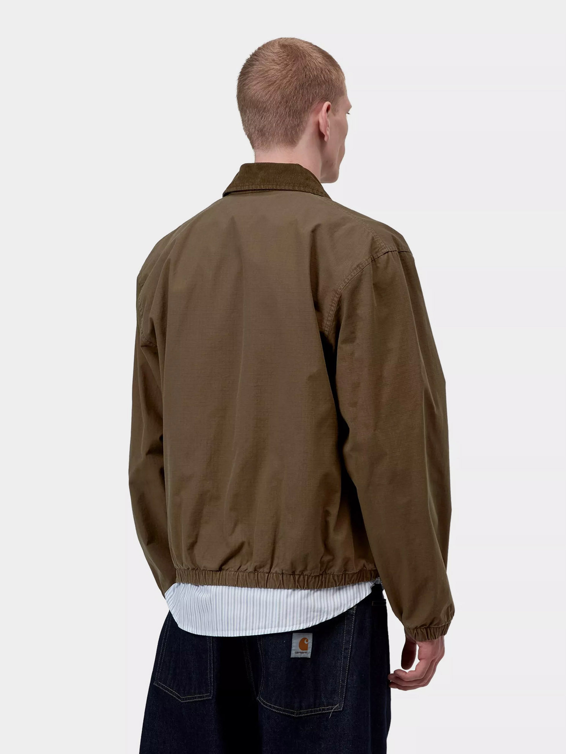 Geacă Carhartt WIP Madison Ripstop (dark beech/black)