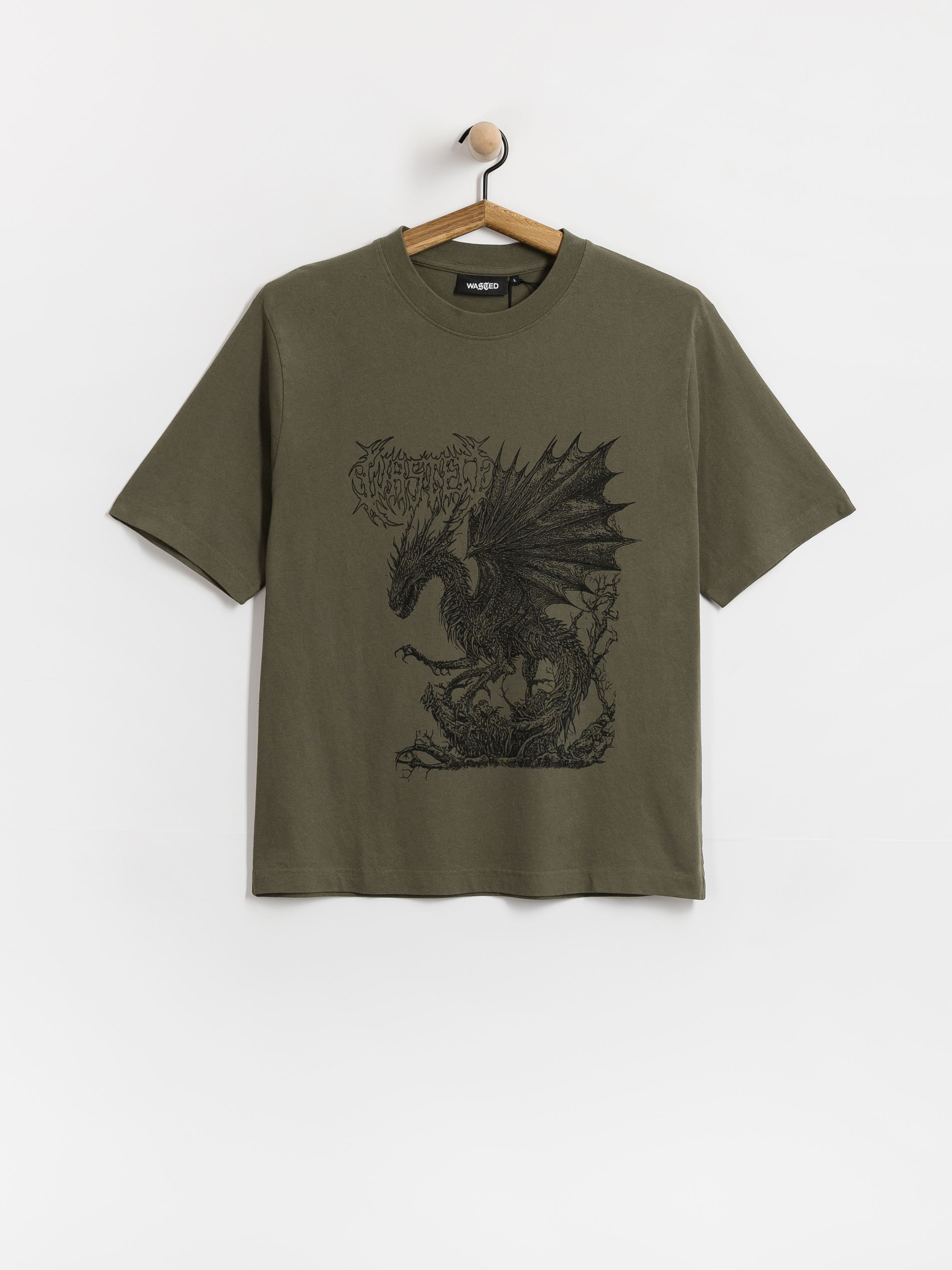 Tricou Wasted Paris Balaur (olive khaki)