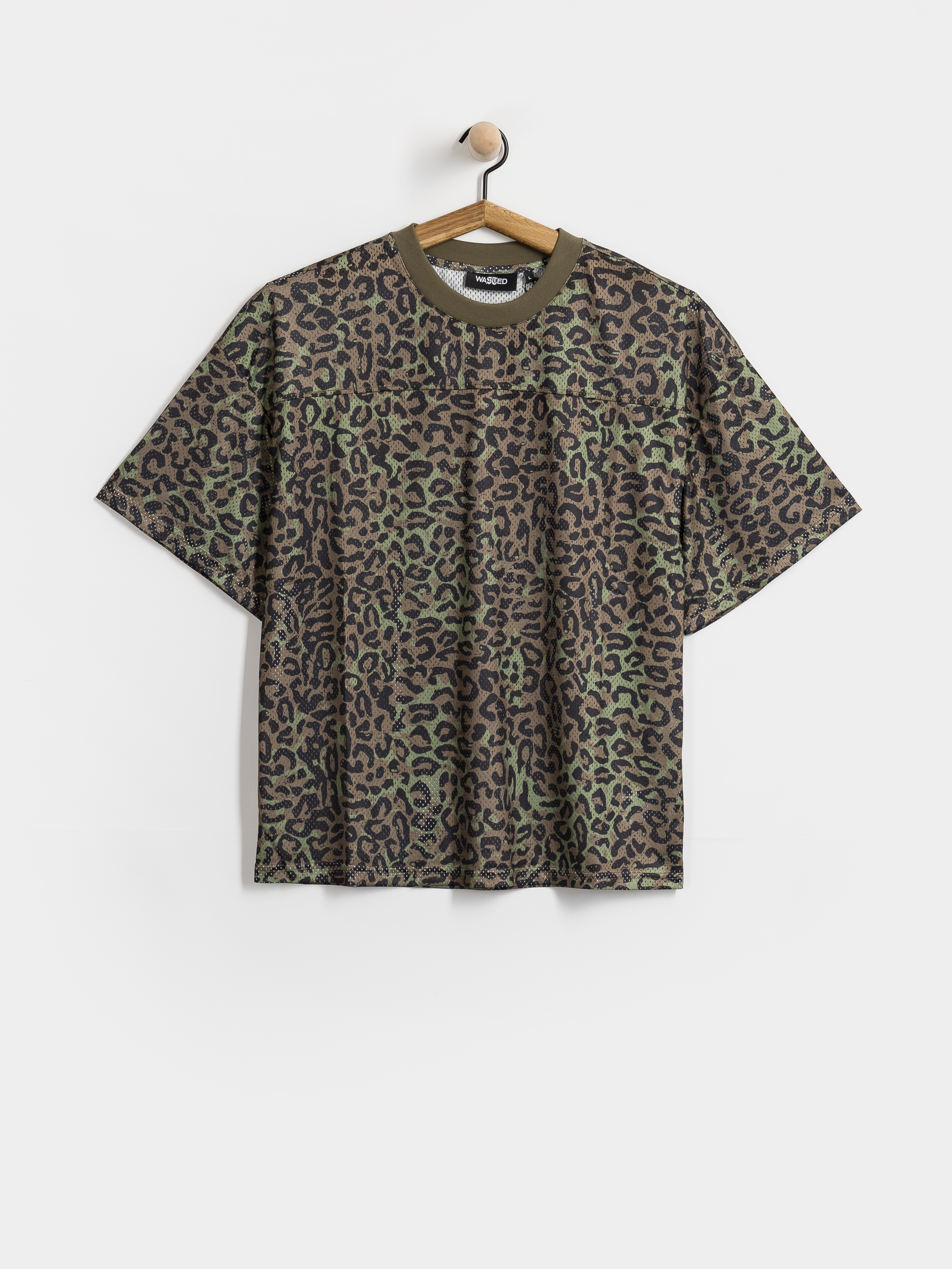 Tricou Wasted Paris Cheetah Mesh Boxy