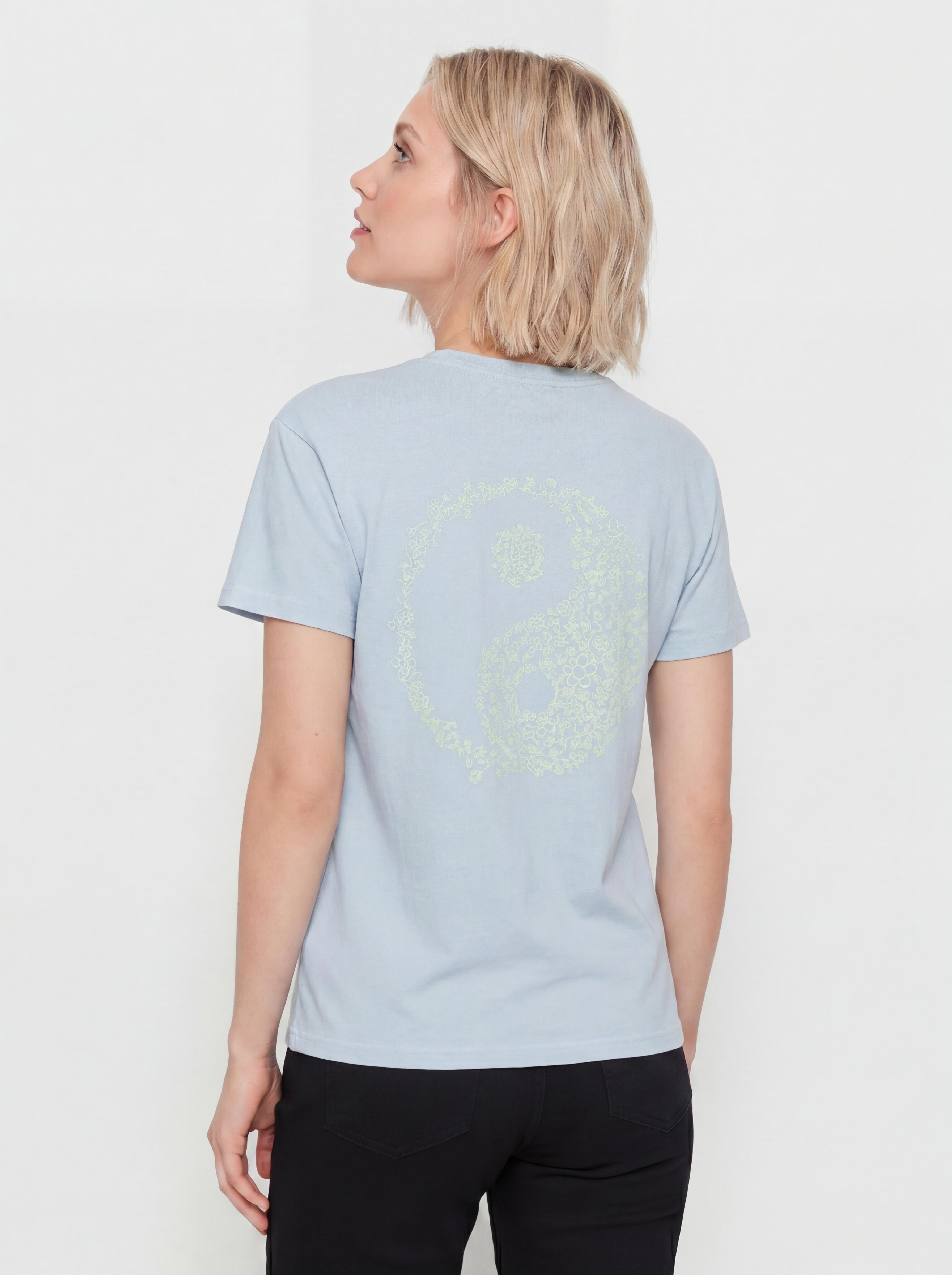 Tricou Vans Yin And Yang Wmn (soft slate)