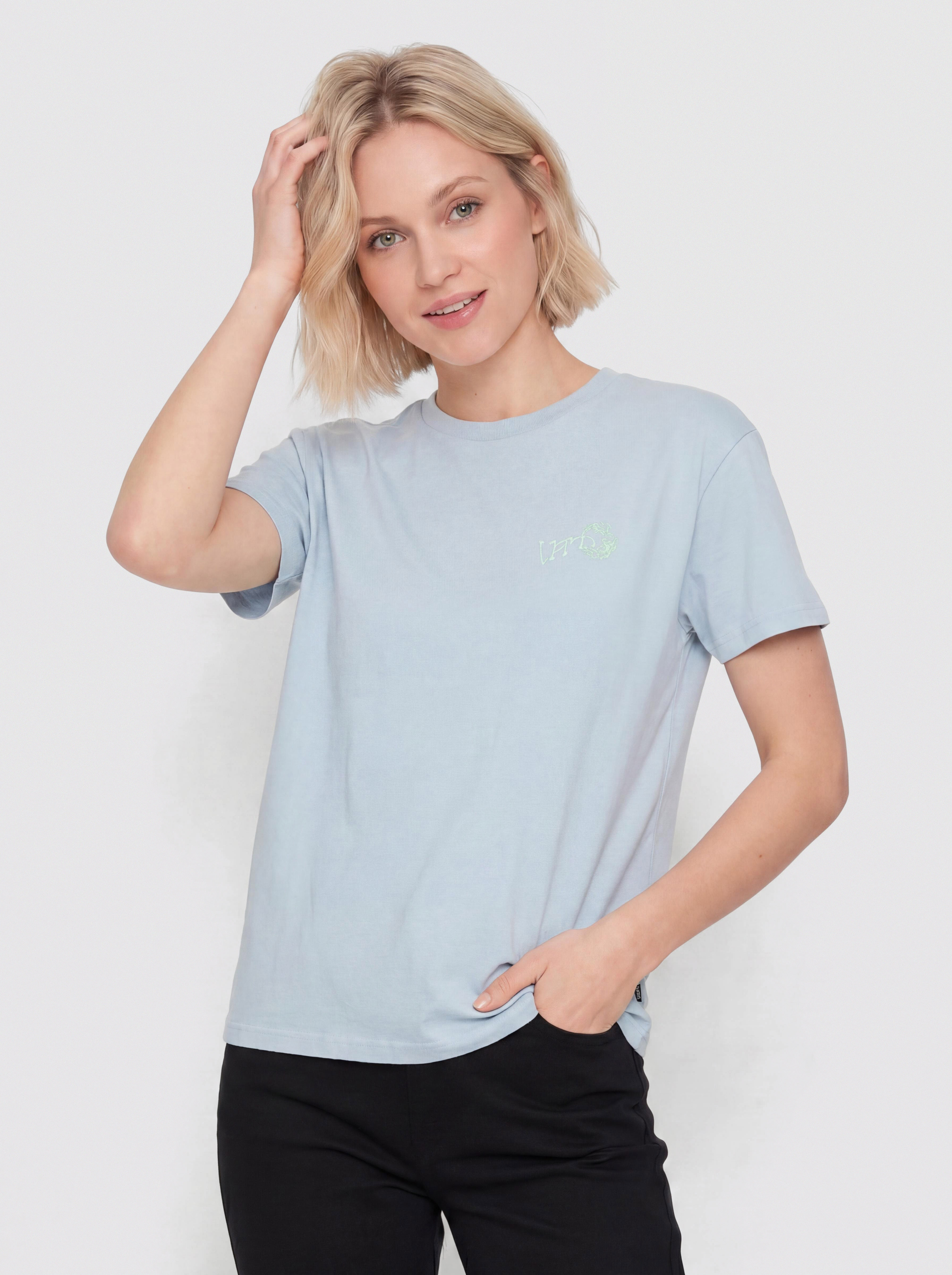 Tricou Vans Yin And Yang Wmn (soft slate)