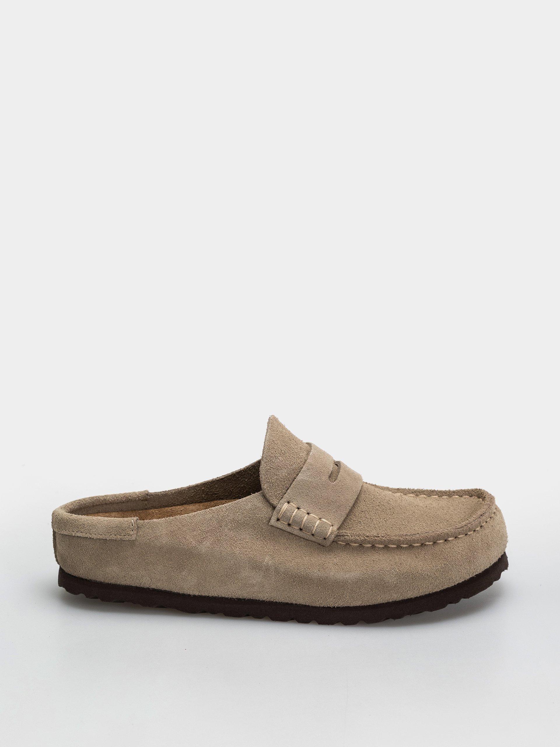u0218lapi Birkenstock Naples Wrapped Suede Leather Narrow (taupe)