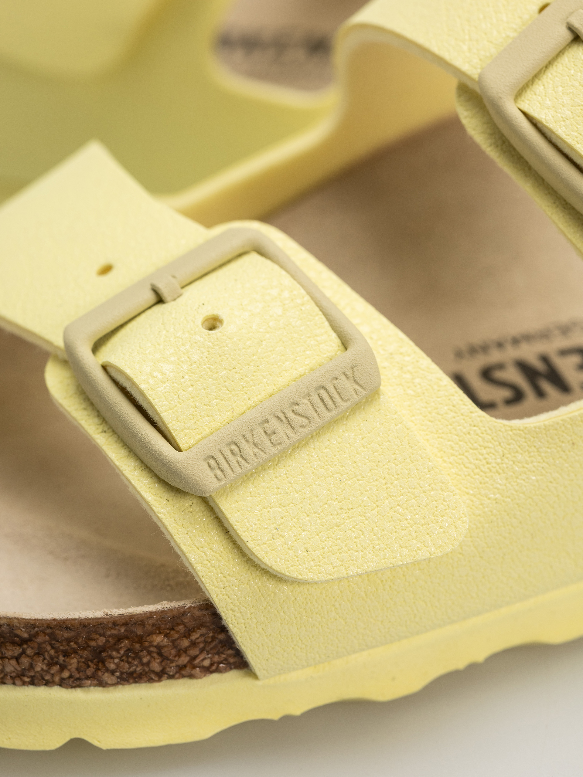 Șlapi Birkenstock Arizona Birko Flor Nubuk Narrow (popcorn)