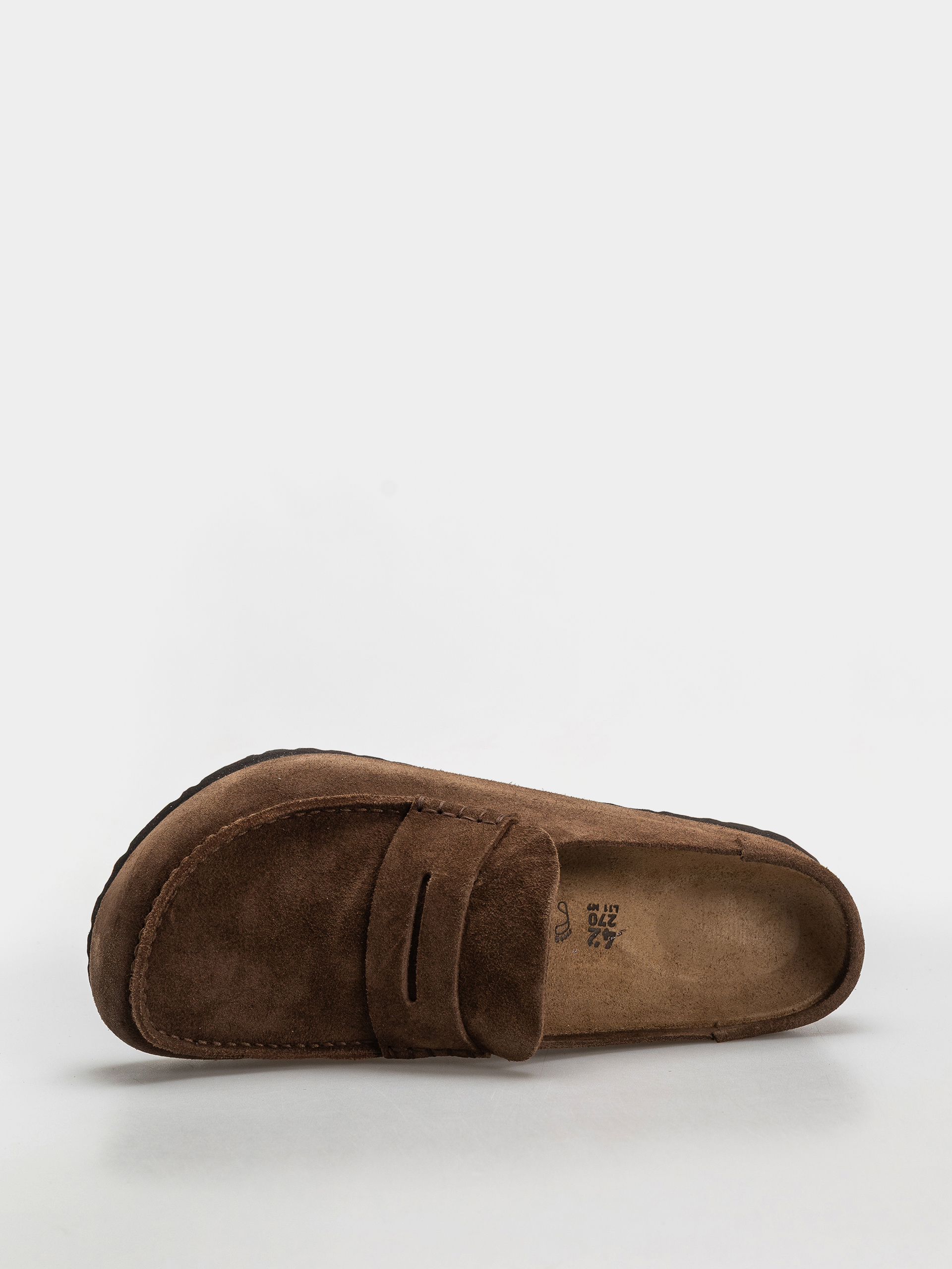 Șlapi Birkenstock Naples Wrapped Suede Leather Regular (carafe)