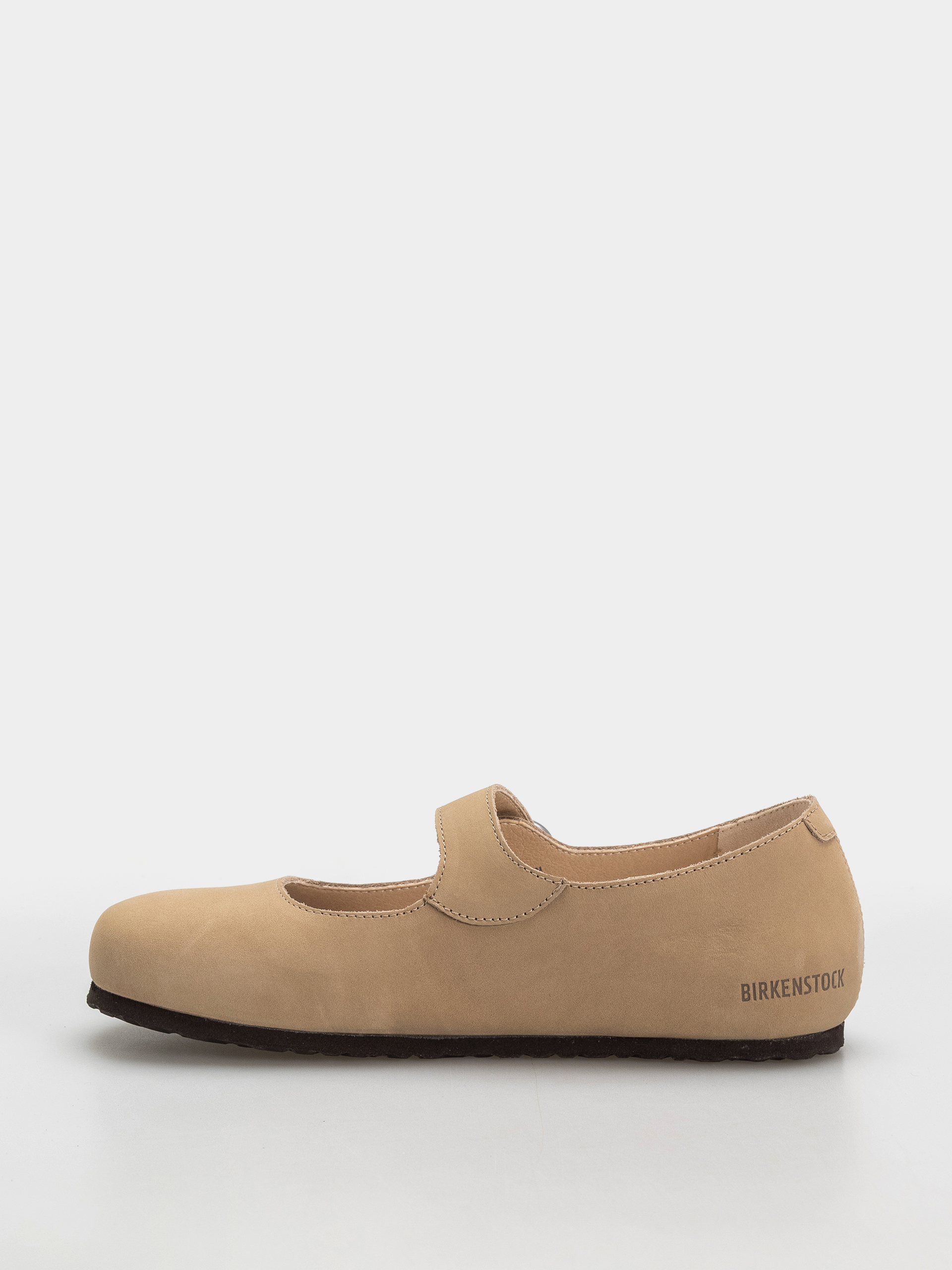 Șlapi Birkenstock Santa Clarita Nubuck Leather Narrow Wmn (sandcastle)
