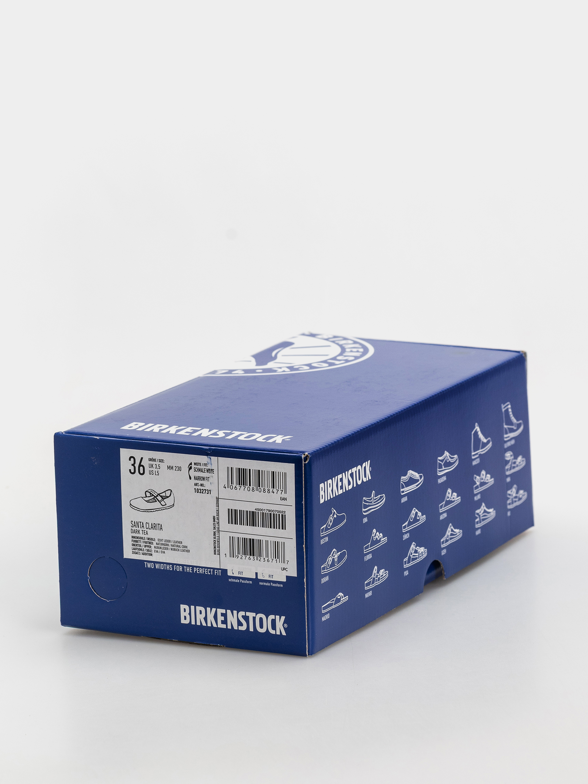 Șlapi Birkenstock Santa Clarita Nubuck Leather Narrow Wmn (dark tea)