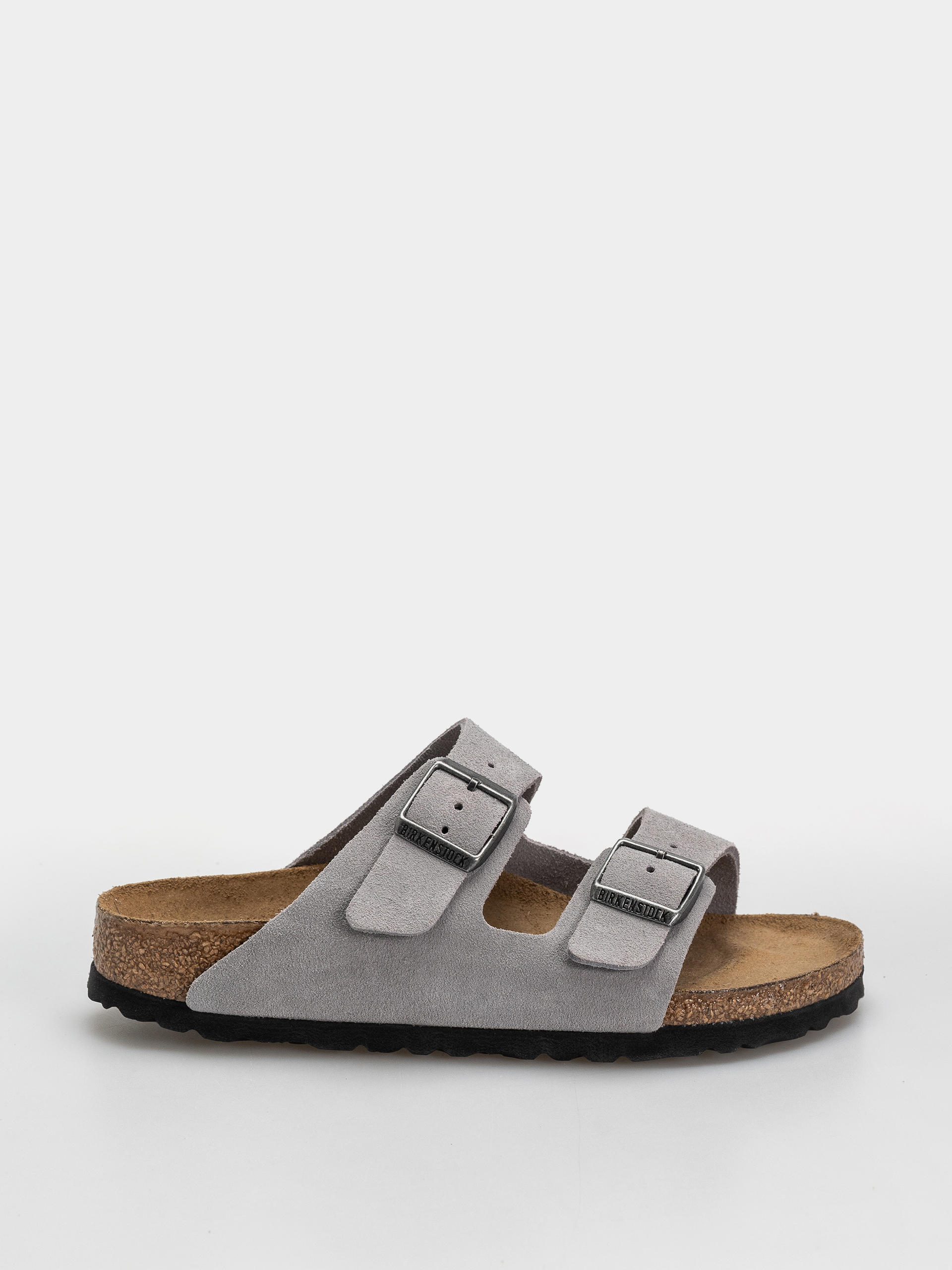 Șlapi Birkenstock Arizona Suede Leather Narrow (lavender sky)
