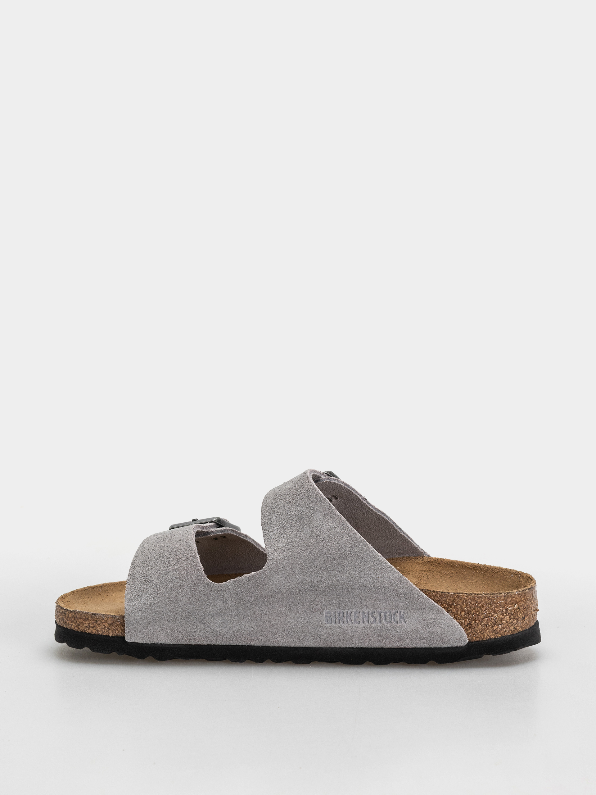 Șlapi Birkenstock Arizona Suede Leather Narrow (lavender sky)