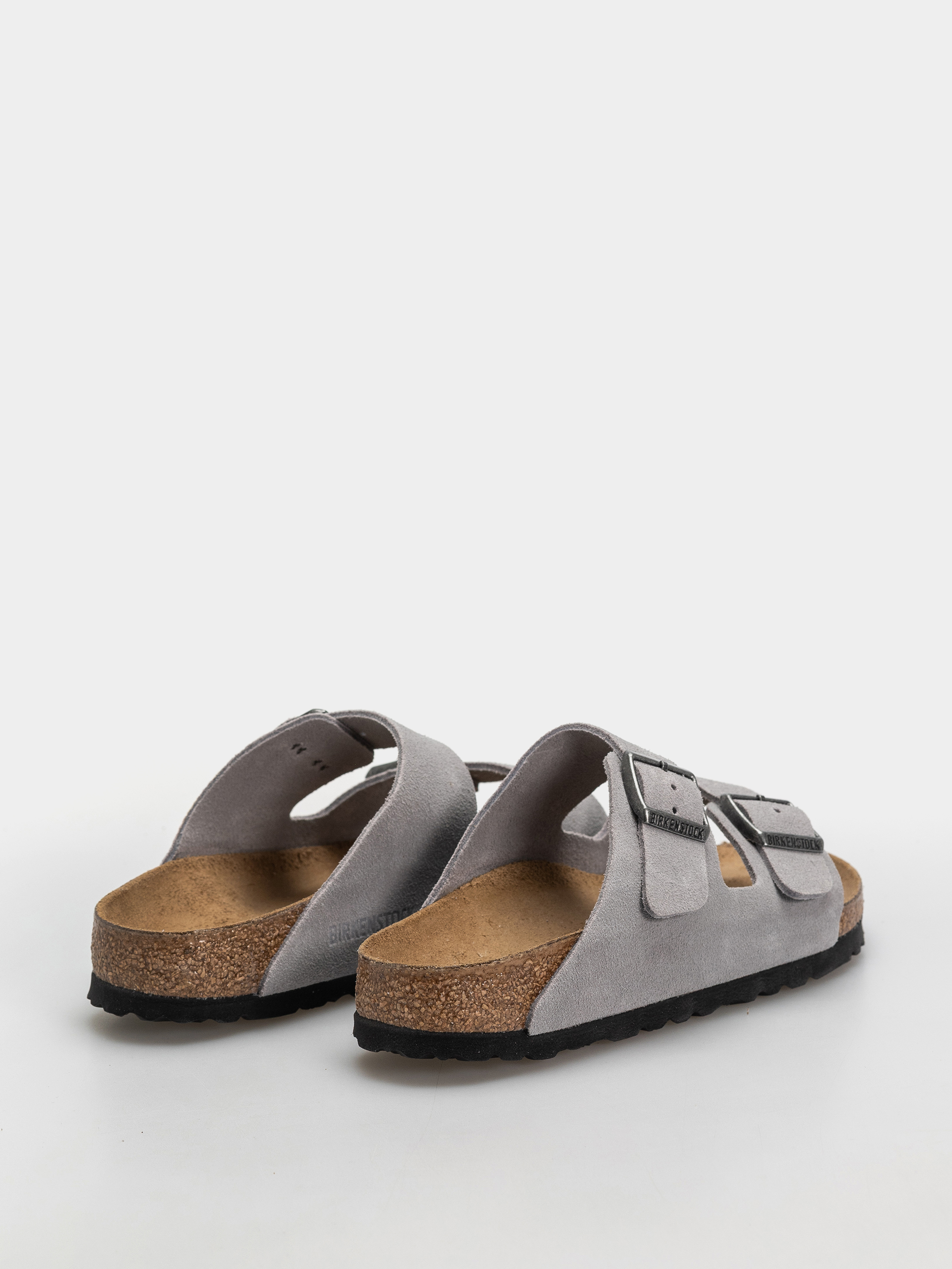 Șlapi Birkenstock Arizona Suede Leather Narrow (lavender sky)